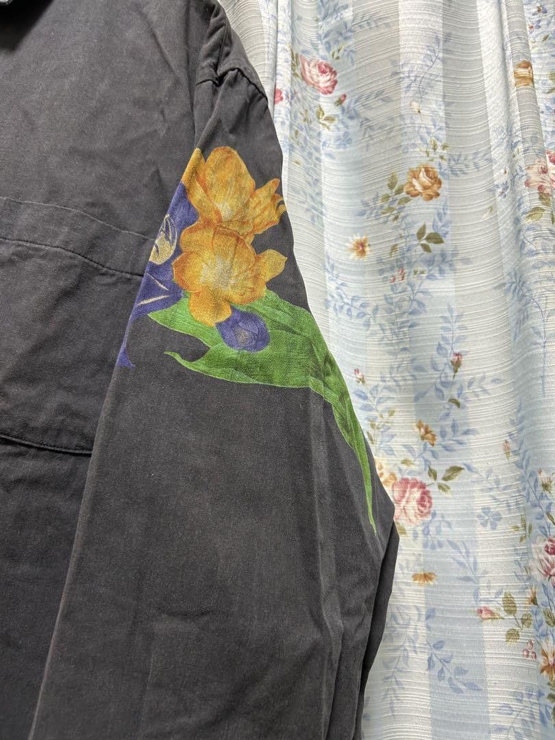 Yohji Yamamoto Yohji Yamamoto y's for men flower drawing oversized shirt Size US L / EU 52-54 / 3 - 4 Thumbnail
