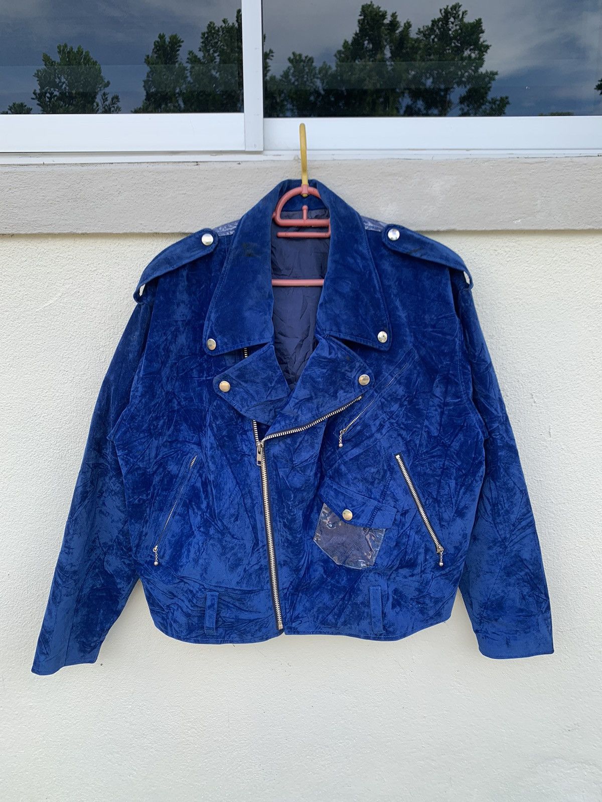 GOREWEAR × The Unbranded Brand Velvet Rider Style Jacket With Nice Print Rocket Ladies Size US M / EU 48-50 / 2 - 2 Thumbnail