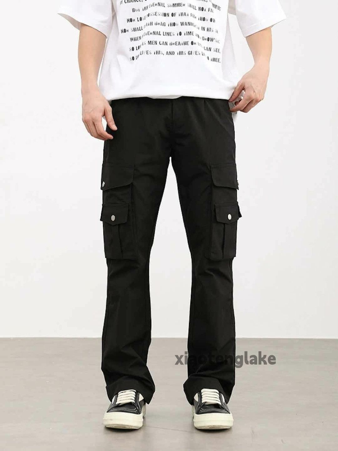 Designer × Japanese Brand × Vintage utility military outdoor cargo bootcut flared pants Size US 32 / EU 48 - 2 Thumbnail