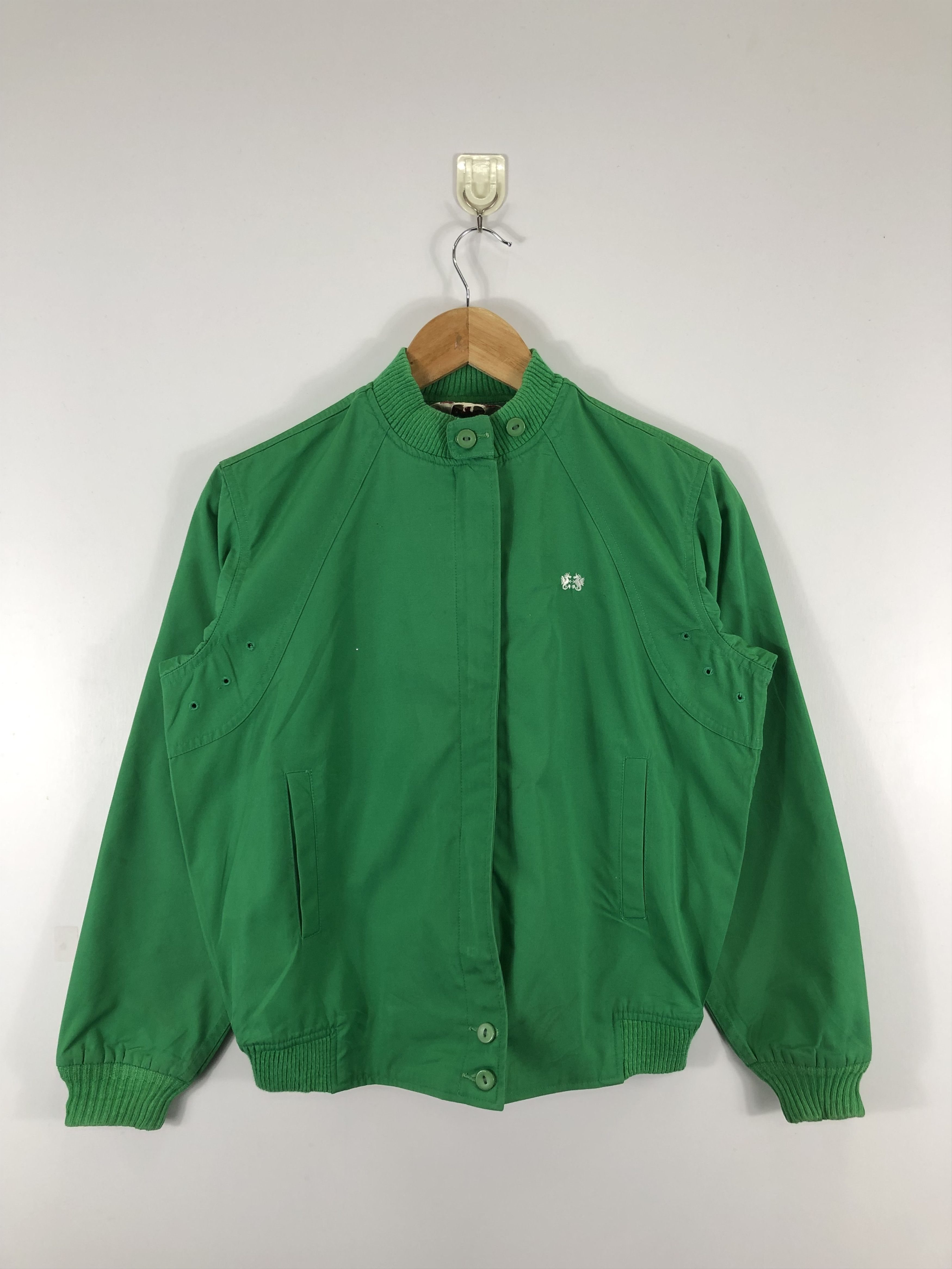 McGregor Vintage 90s Mcgregor Wool Varsity Jacket Green V0282 Size US M / EU 48-50 / 2 - 1 Thumbnail