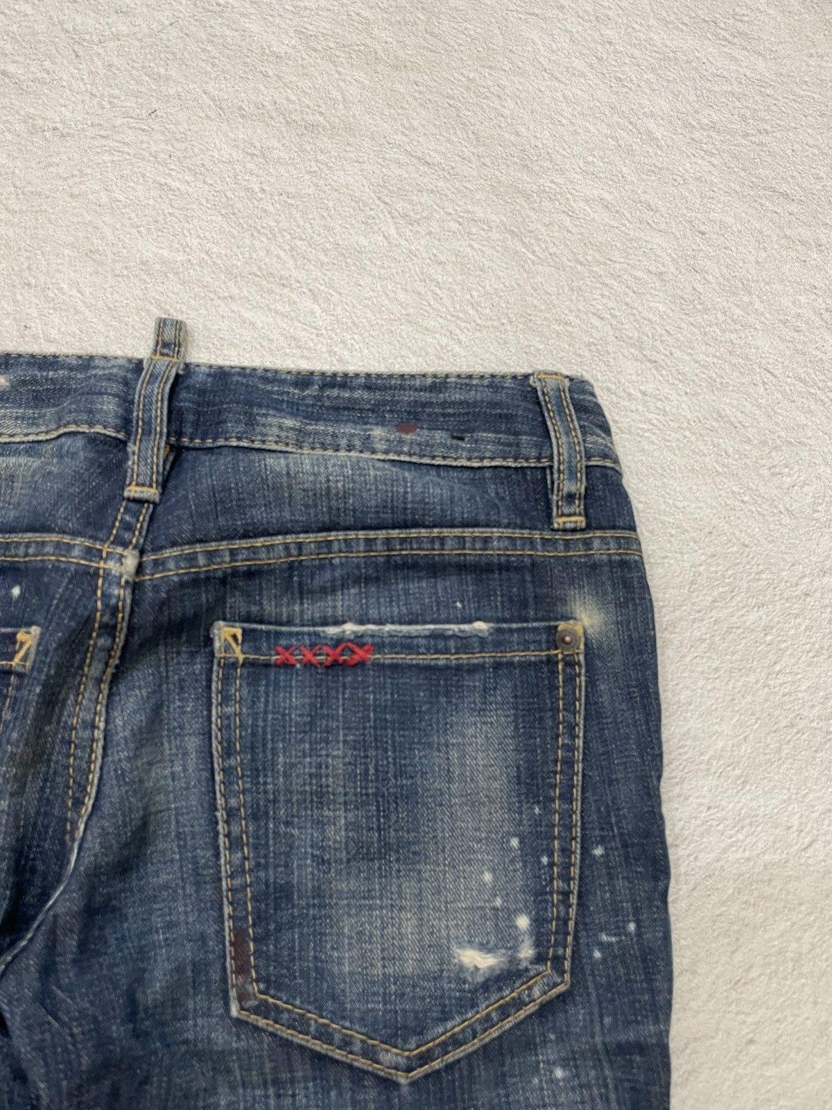 Dsquared2 2000s Dsquared Archival Zipper Denim Ripped Jeans Hysteric Size 28" / US 6 / IT 42 - 8 Thumbnail