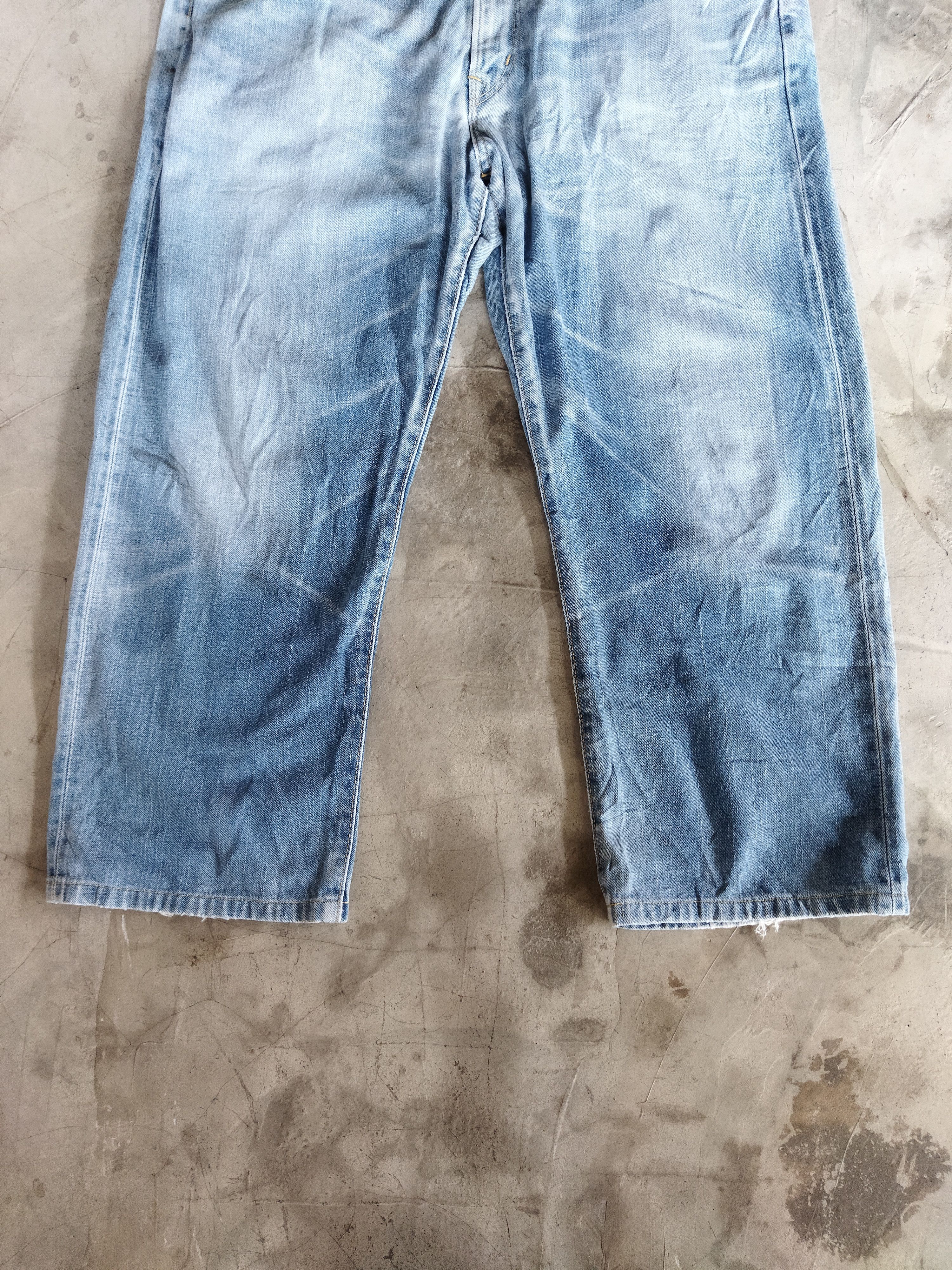 Edwin × Vintage VINTAGE EDWIN FADED BLUE JEANS PANTS Size US 40 / EU 56 - 3 Thumbnail
