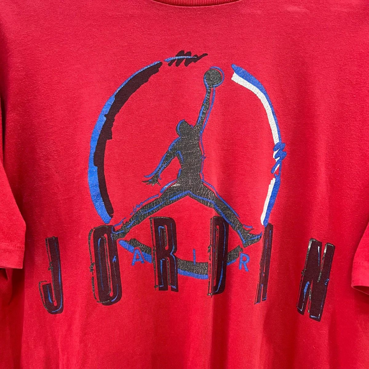 Jordan Brand × Nike × Vintage Vintage Air Jordan Aqua 1993 Tee T-Shirt Size US M / EU 48-50 / 2 - 3 Thumbnail
