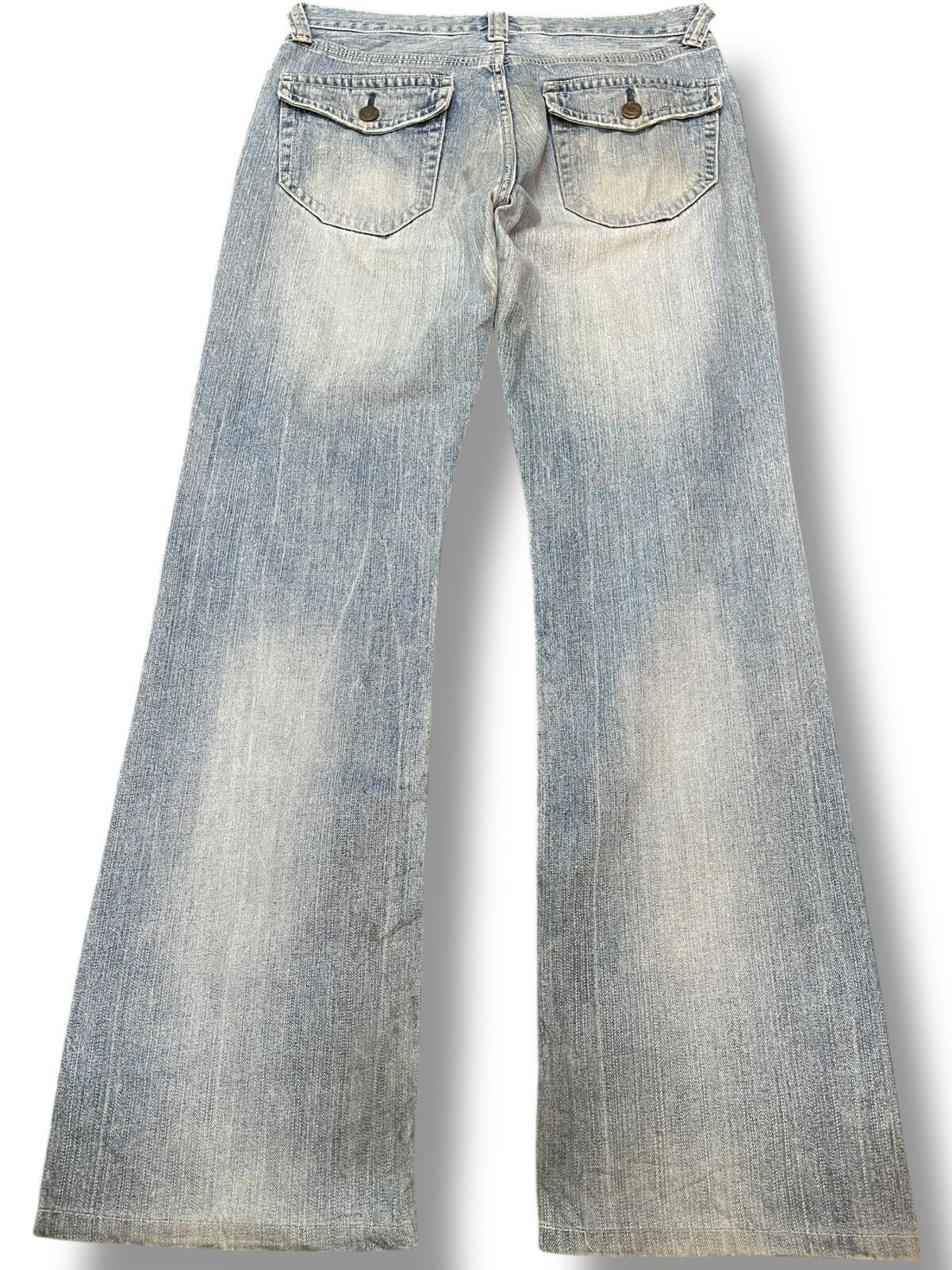 Japanese Brand × Jun Takahashi × Uniqlo Vintage Uniqlo Regular Fit BootCut Denim Size US 32 / EU 48 - 6 Thumbnail