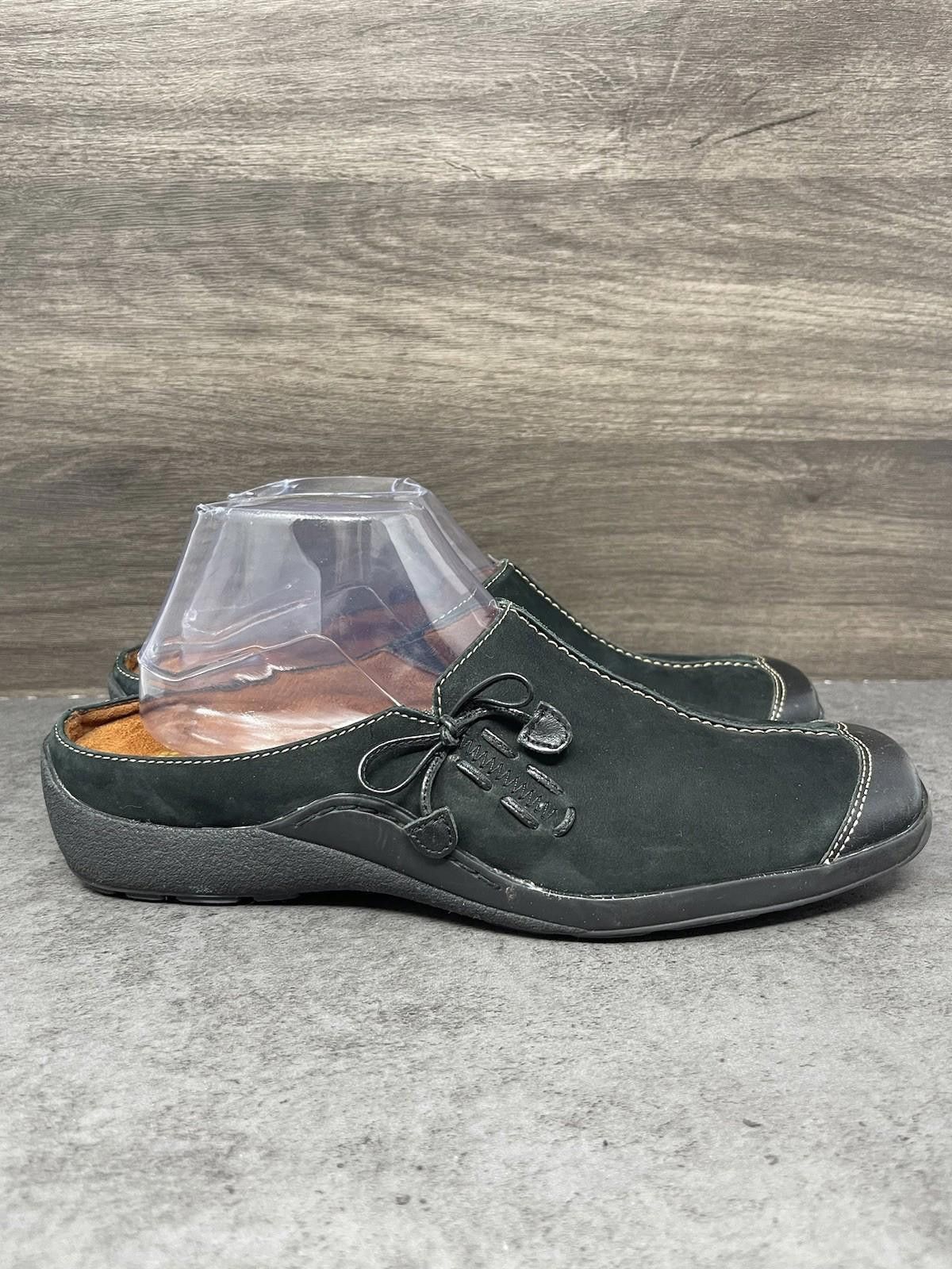 Other Naturalizer Slip On Shoes Womens Size 10 Black Leather Suede Size US 10 / IT 40 - 5 Thumbnail