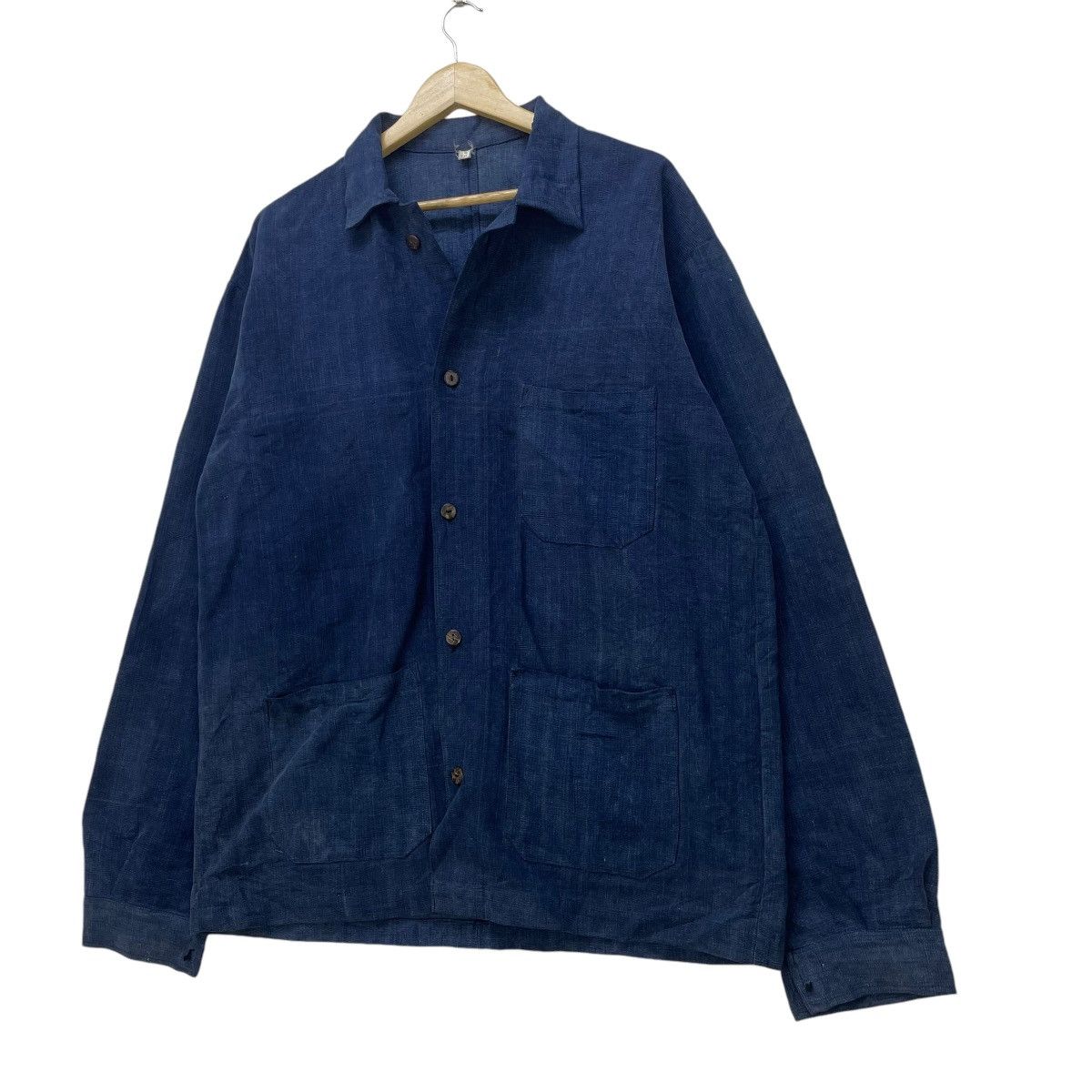 Japanese Brand 💥Vintage Japanese Brand Indigo Jacket Size US M / EU 48-50 / 2 - 3 Thumbnail