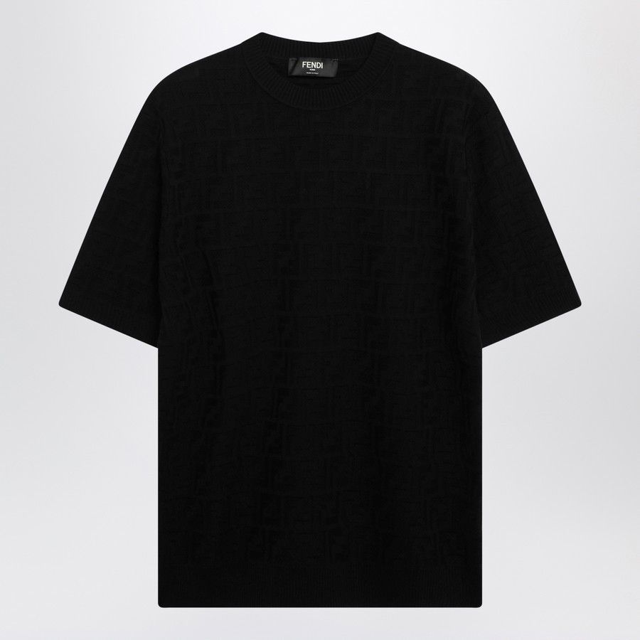 Fendi o1d2blof0226 Cotton T-Shirt in Black Size US S / EU 44-46 / 1 - 1 Thumbnail