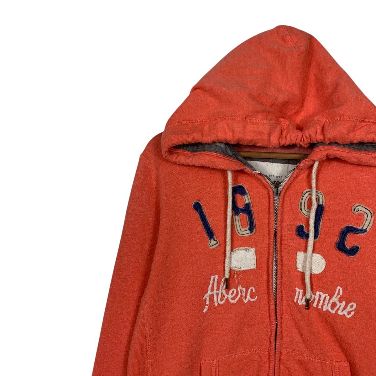 Abercrombie & Fitch ABERCROMBIE Spellout Big Logo Zipper Hoodies #3610-C165 Size US M / EU 48-50 / 2 - 3 Thumbnail