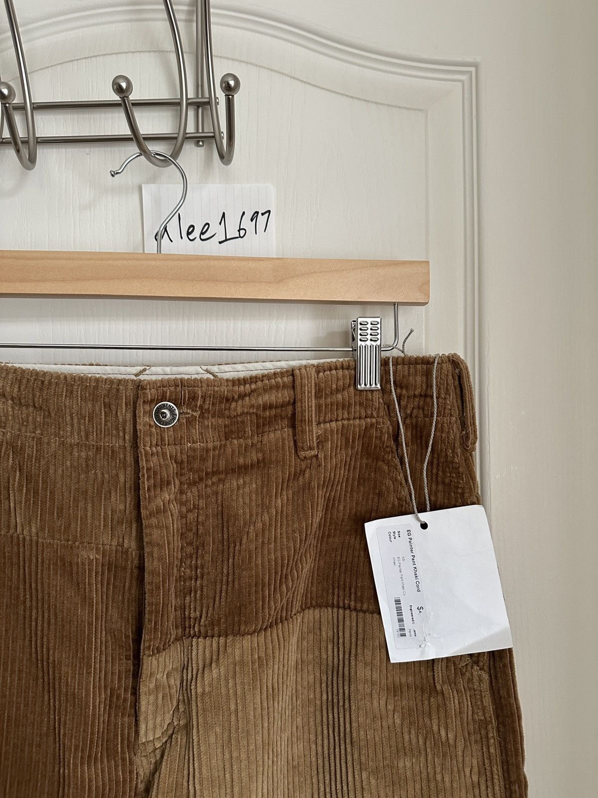 Engineered Garments Painter Pant Khaki Brown Cord Corduroy Size US 31 - 2 Thumbnail