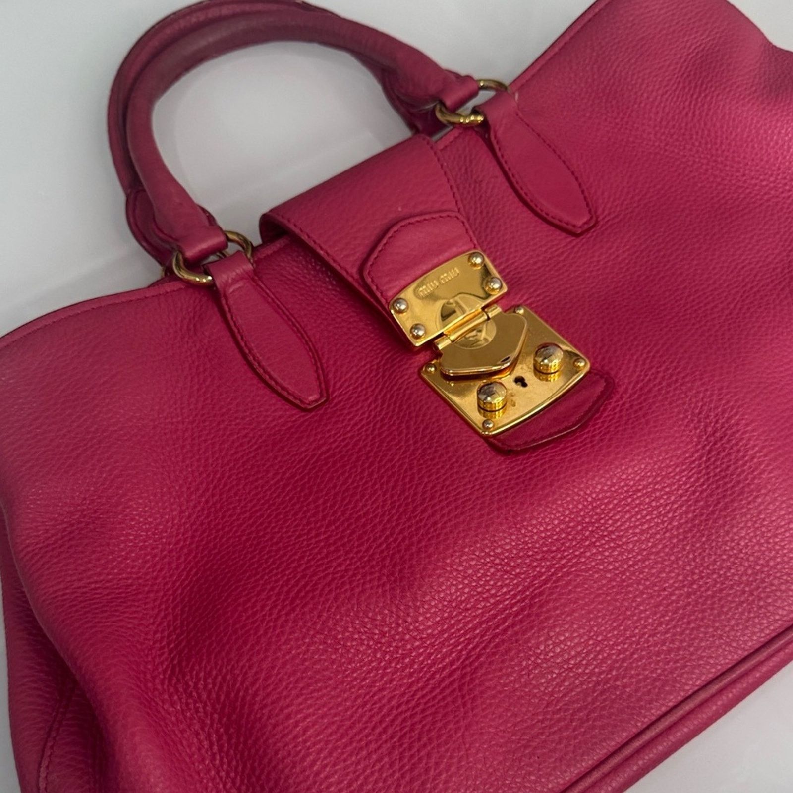 Miu Miu Miu Miu Madras Top-Handle Satchel Vintage | Late 2000s Size ONE SIZE - 4 Thumbnail