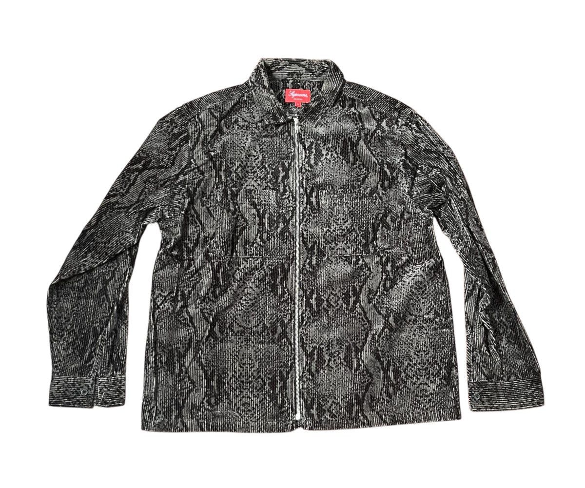 Supreme Supreme FW20 snake skin zip jacket Size US L / EU 52-54 / 3 - 1 Thumbnail