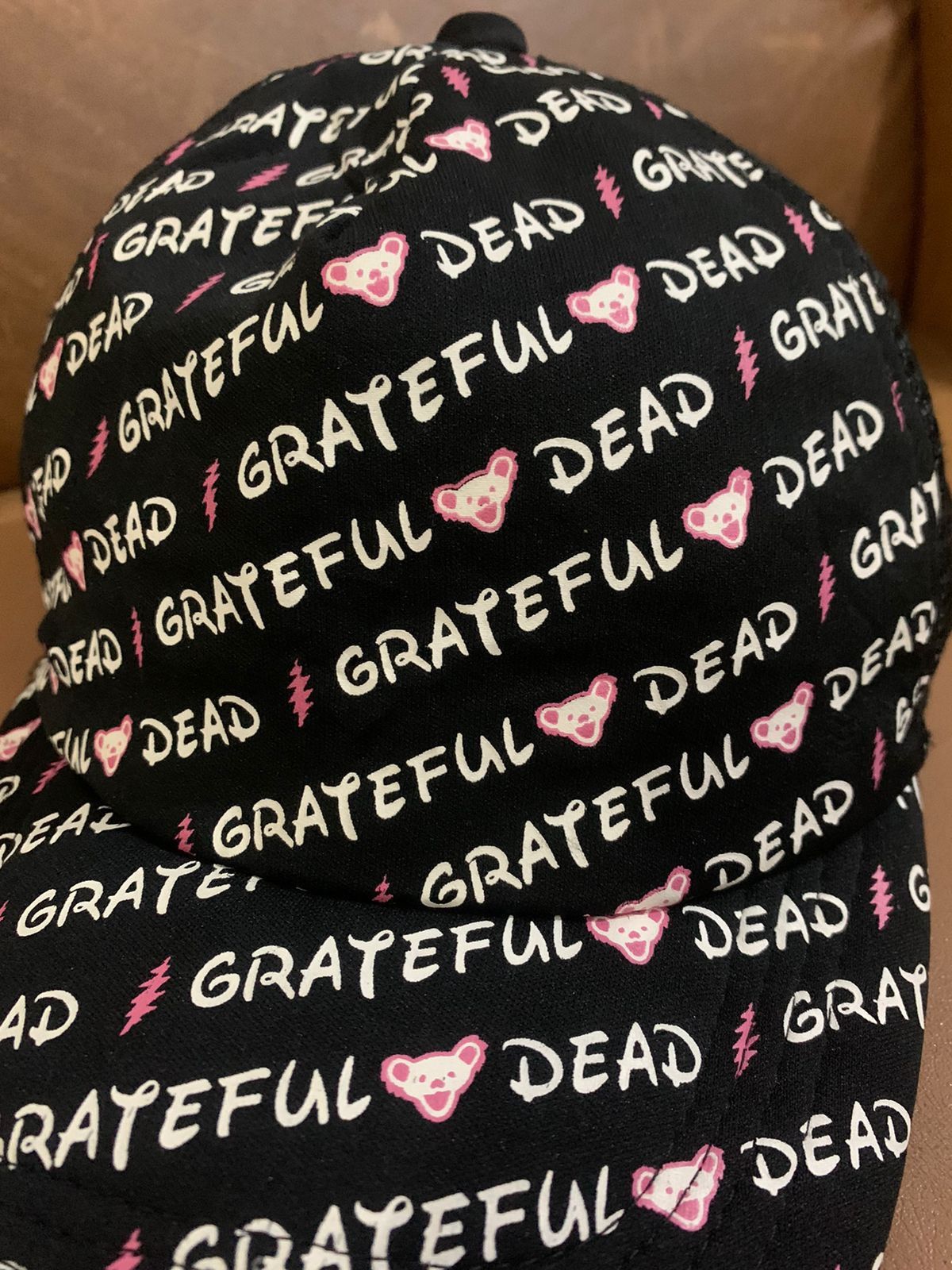 Grateful Dead × Vintage Vintage Grateful Dead Full Print Trucker Cap Size ONE SIZE - 2 Thumbnail
