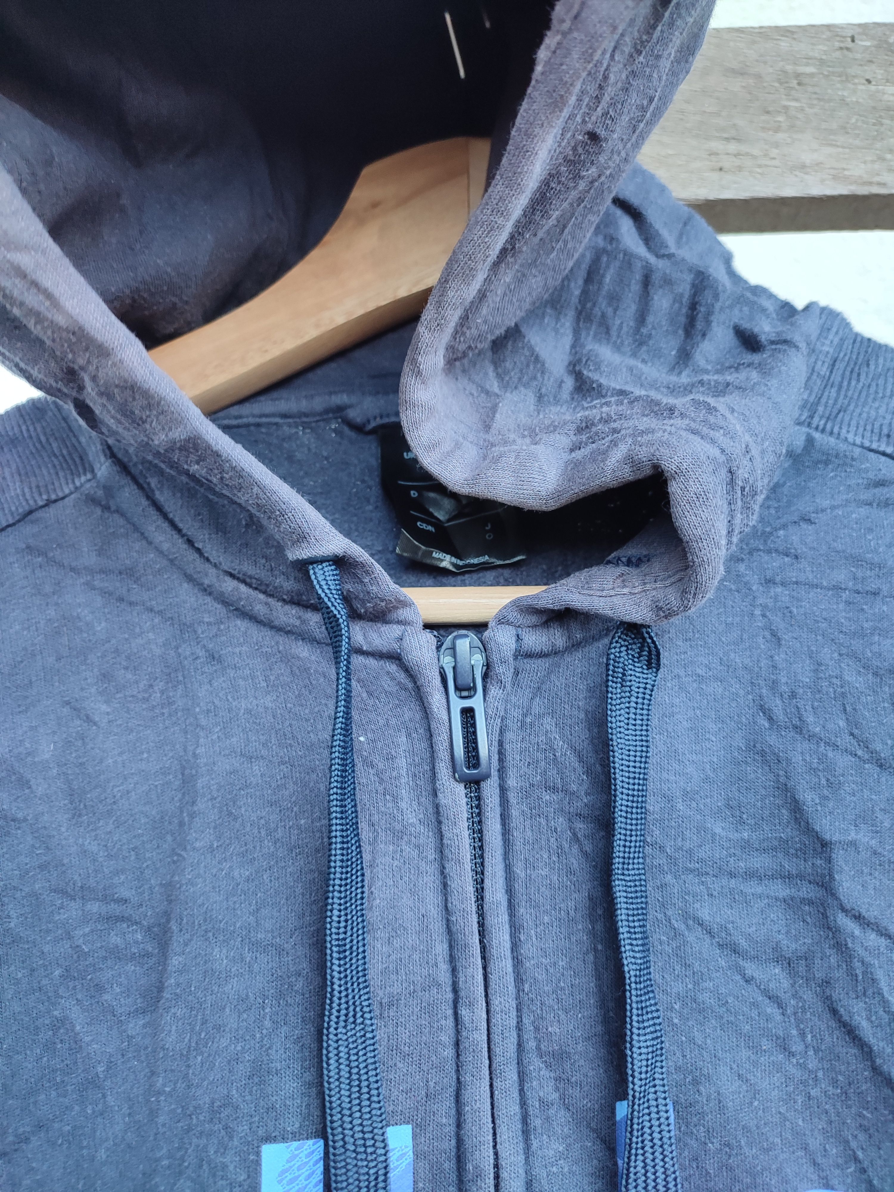 Adidas Y2K Sun Faded Adidas Zip Up Hoodies Size US L / EU 52-54 / 3 - 8 Thumbnail