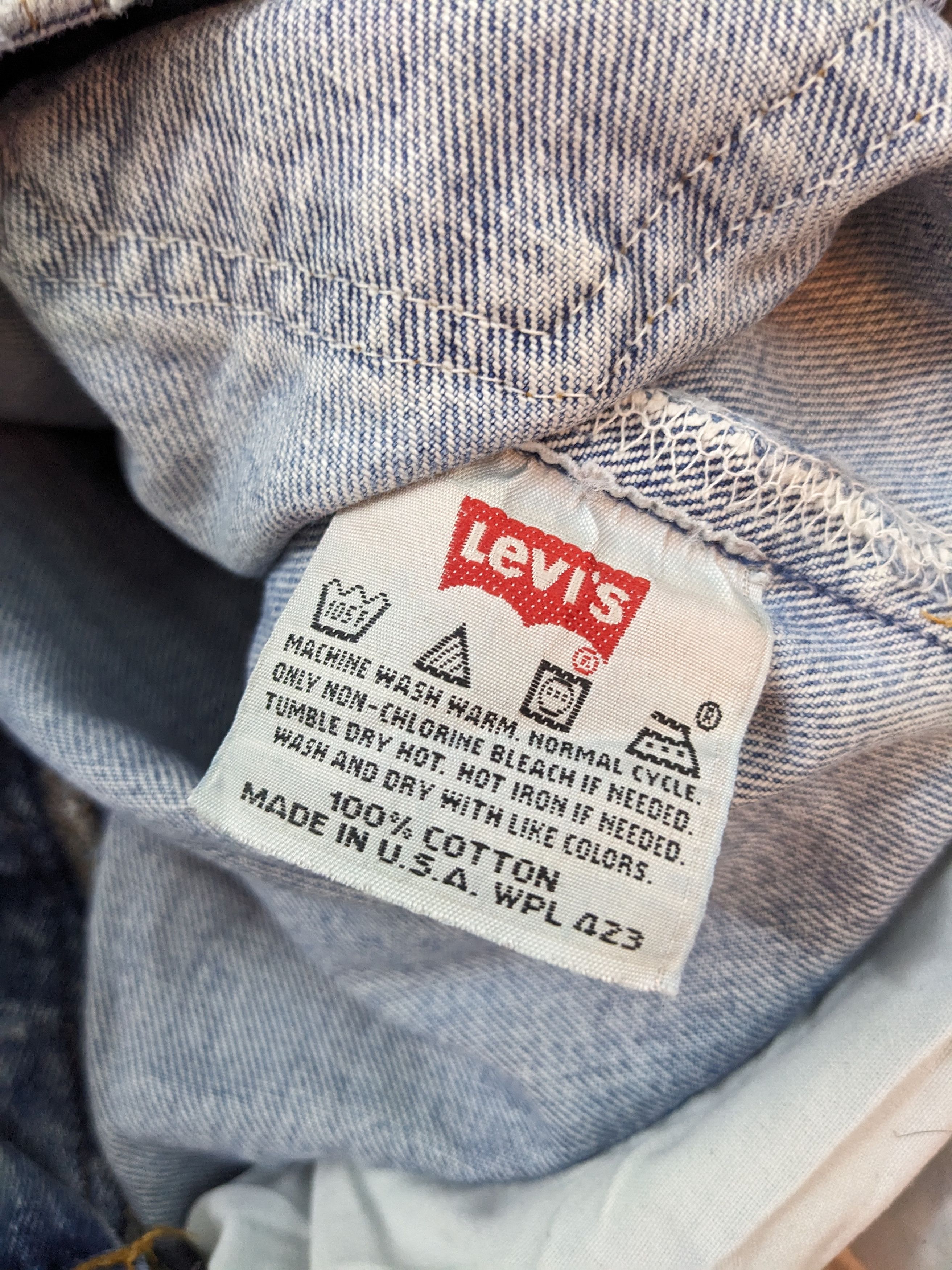 Levi's Vintage Rare Denim Pants Jeans Blue Levi's 501 33x34 Size US 33 - 12 Thumbnail