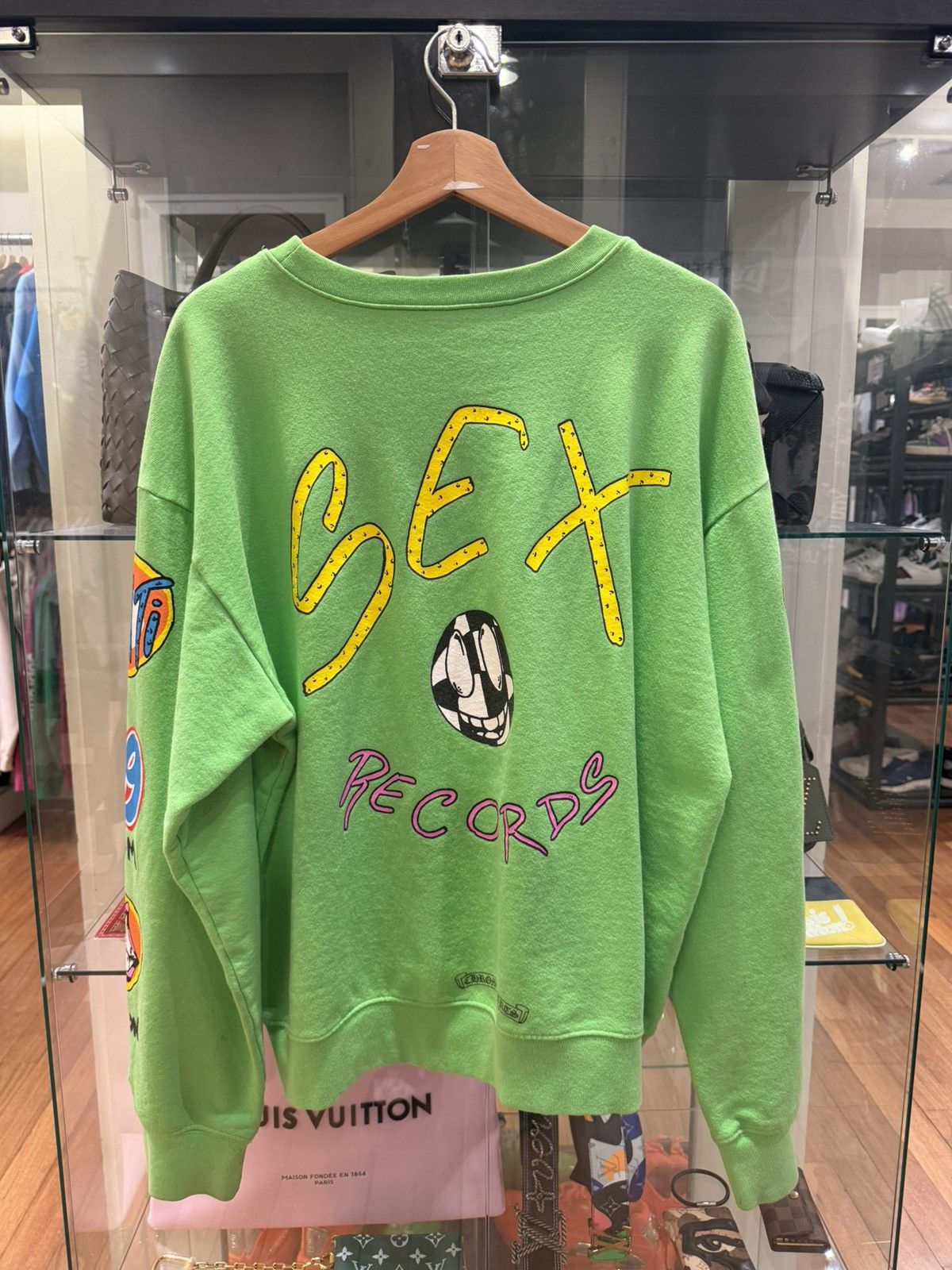 Chrome Hearts Chrome Hearts x Matty Boy ‘Sex Records’ Crewneck Size US XL / EU 56 / 4 - 2 Thumbnail