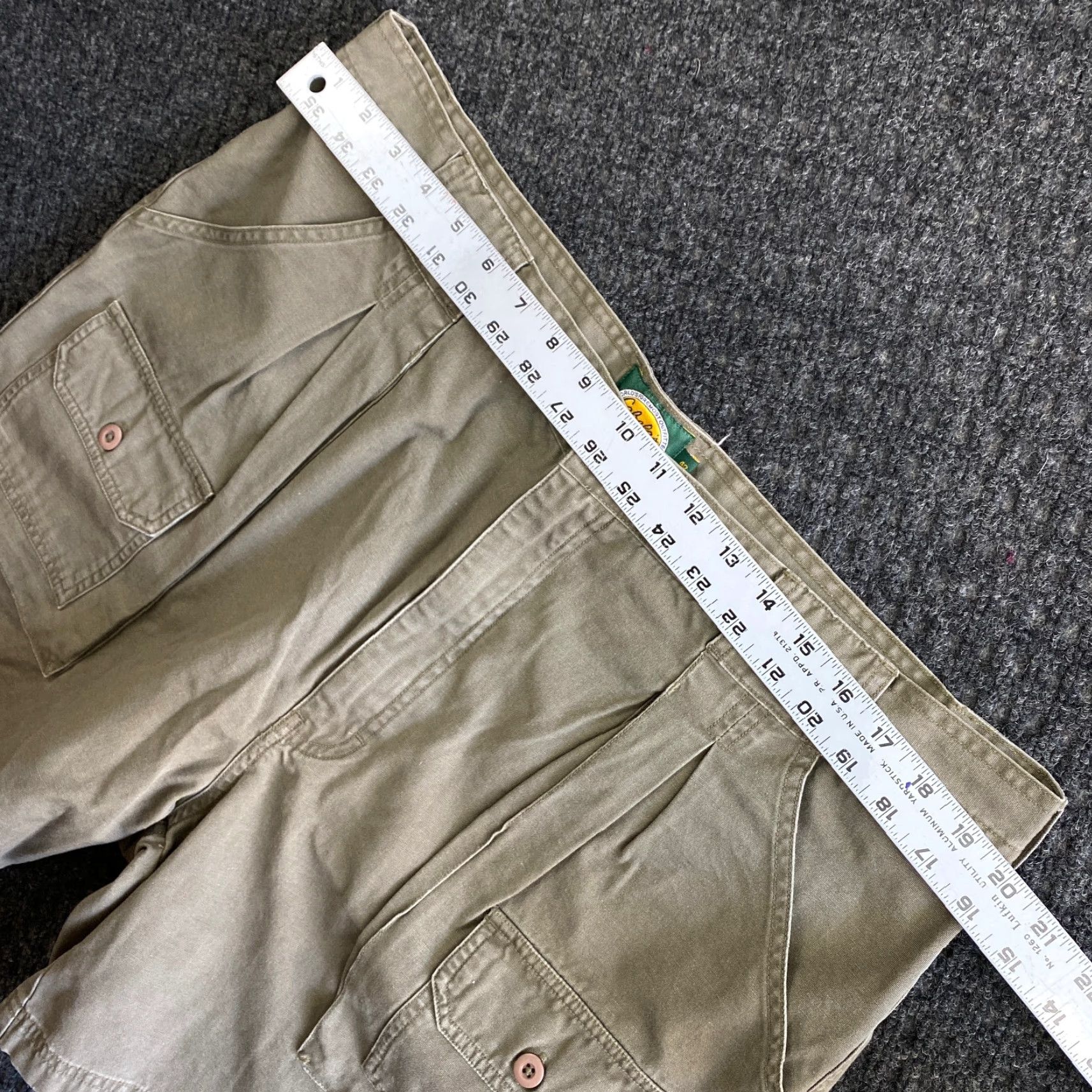 Vintage VINTAGE Cabela's Cargo Shorts Outdoor Green 40 Reg Men's Cotton Canvas Cargo Pocket 90s y2k Size US 40 / EU 56 - 5 Thumbnail