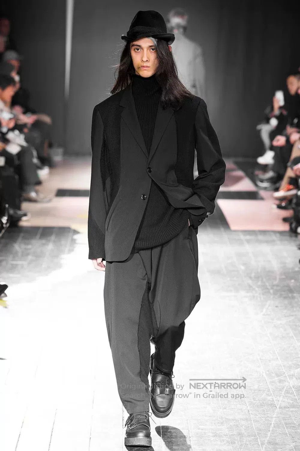 Yohji Yamamoto Yohji Yamamoto Knitted Patchwork Jacket. Size US M / EU 48-50 / 2 - 2 Thumbnail