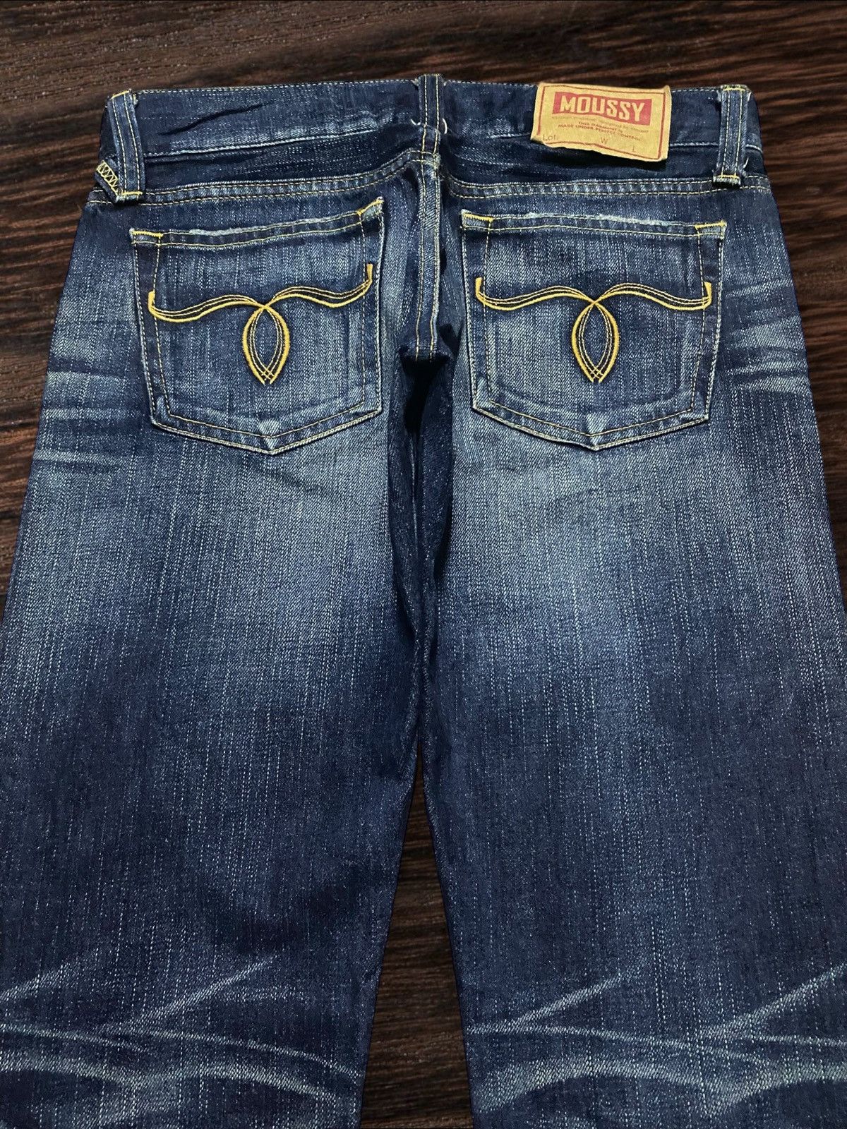 MOUSSY Moussy Vintage Distressed Faded Wash Flare Woman Jeans Size US 30 / EU 46 - 4 Thumbnail
