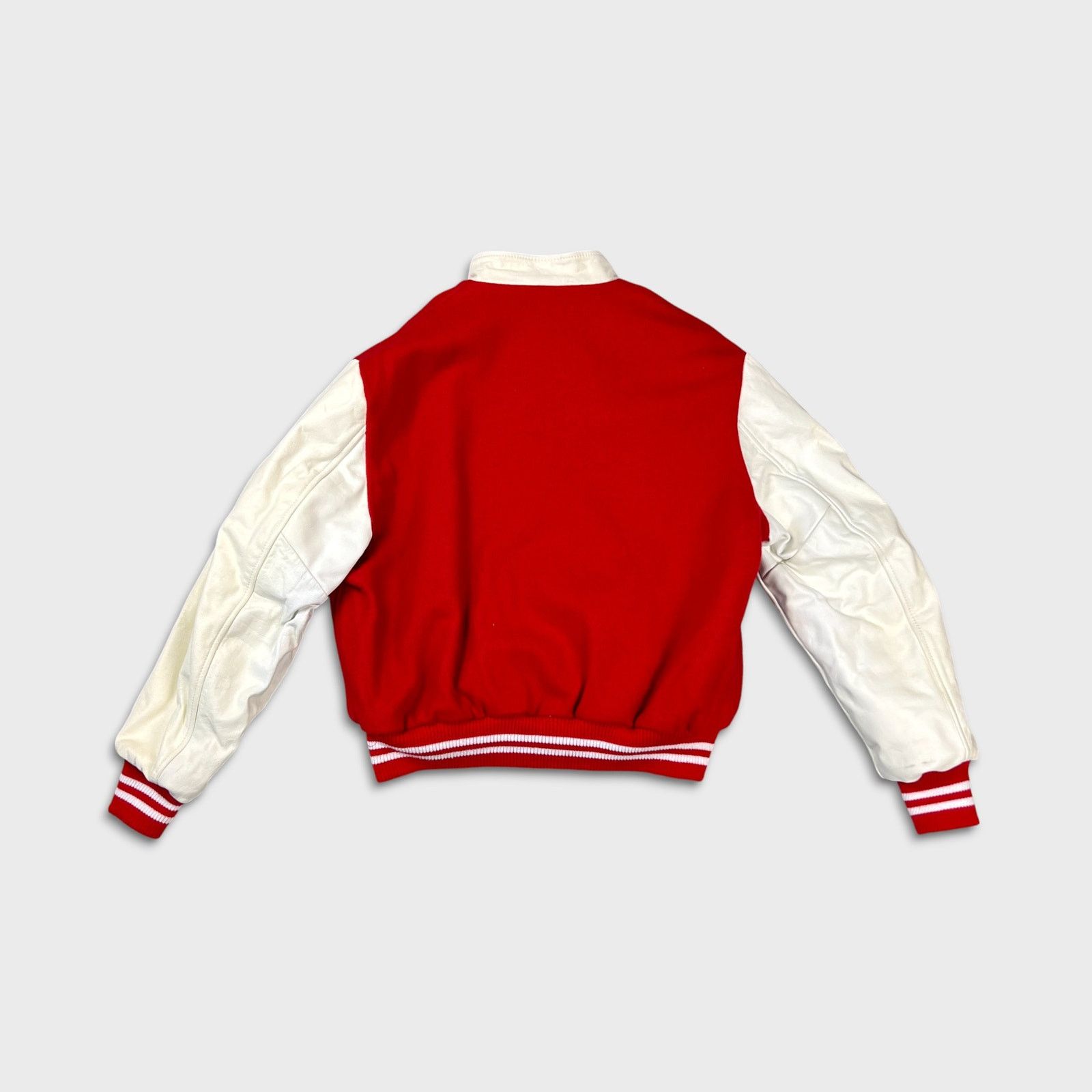 Vintage VTG 90s Blank Jacket Medium Outdoor Varsity Leather Bomber Size US M / EU 48-50 / 2 - 5 Thumbnail