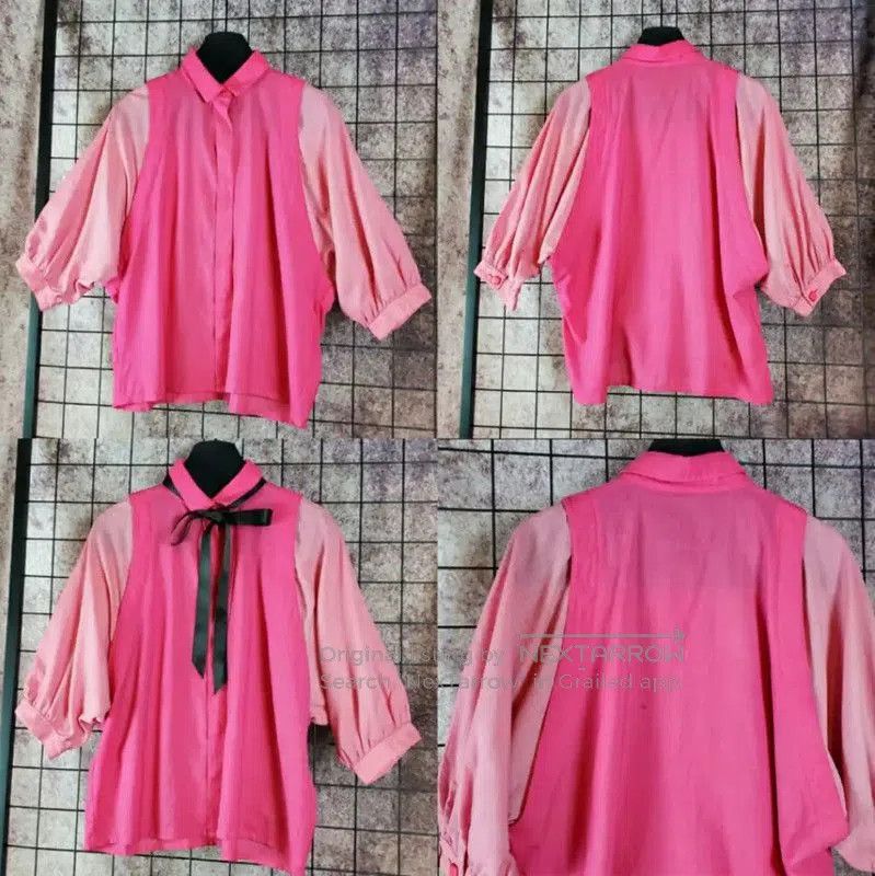Dior Dior Summer Pink Wool Short Sleeve Shirt . Size M / US 6-8 / IT 42-44 - 2 Thumbnail