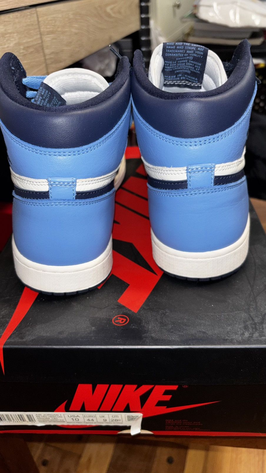 Jordan Brand Jordan 1 Retro high (Obsidian) Size US 10 / EU 43 - 6 Thumbnail