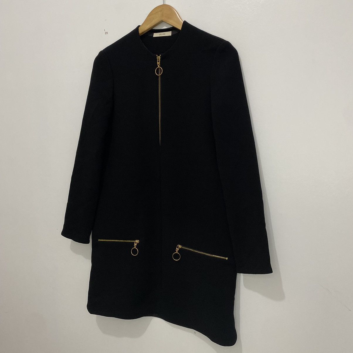 Celine Céline Phoebe Philo Zip Dress Size XS / US 0-2 / IT 36-38 - 3 Thumbnail