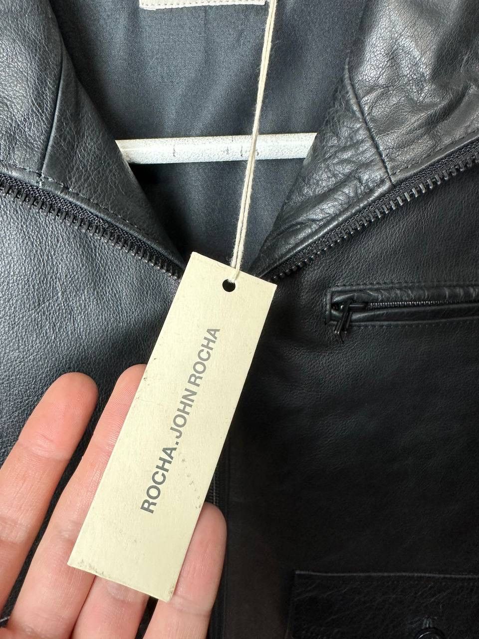 Vintage Rocha.JohnRocha bomber leather jacket casual size Medium Size US M / EU 48-50 / 2 - 6 Thumbnail