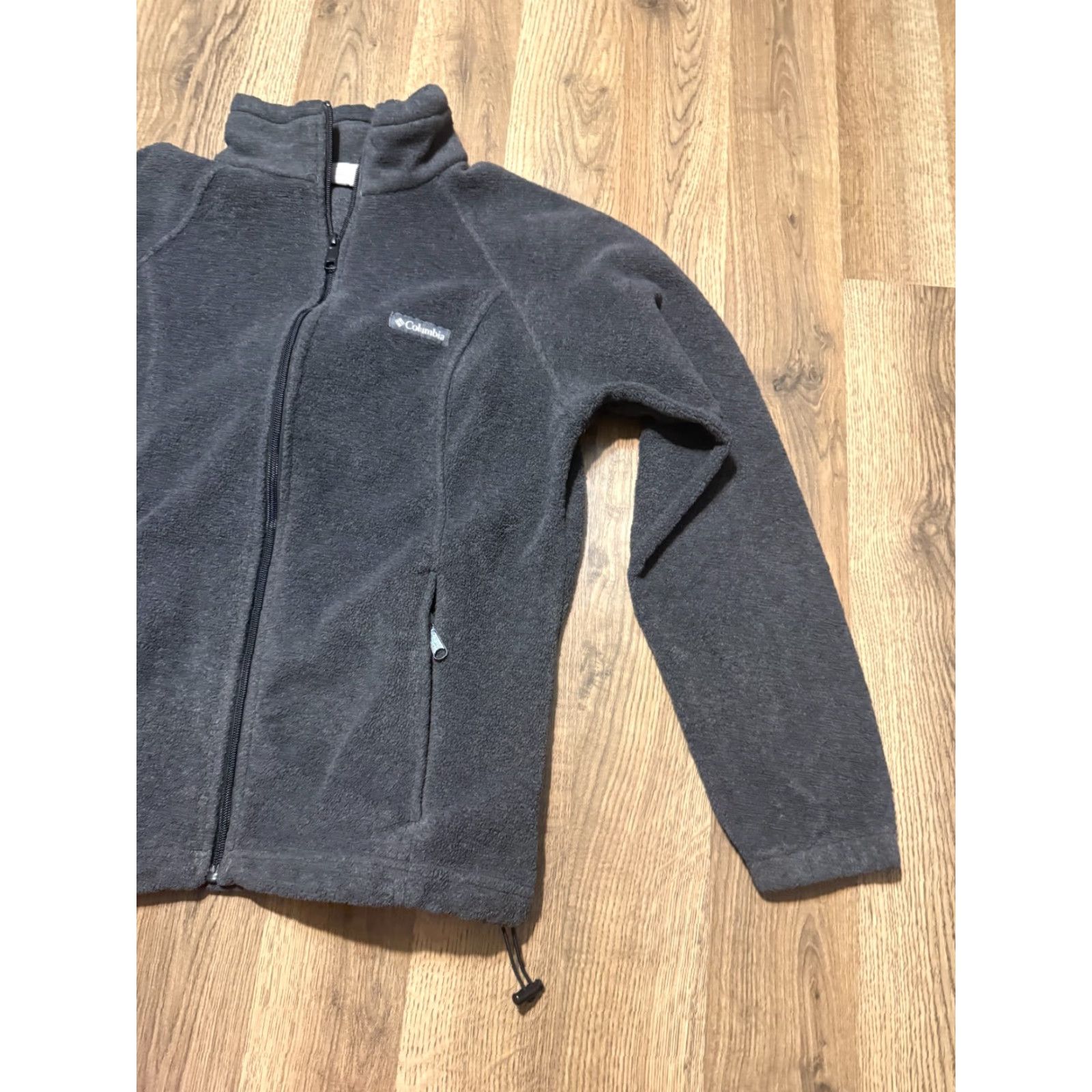 Vintage Columbia Sweater Women's Size Medium? Gray Full Zip Fleece Pockets Zip Pockets Size M / US 6-8 / IT 42-44 - 4 Thumbnail