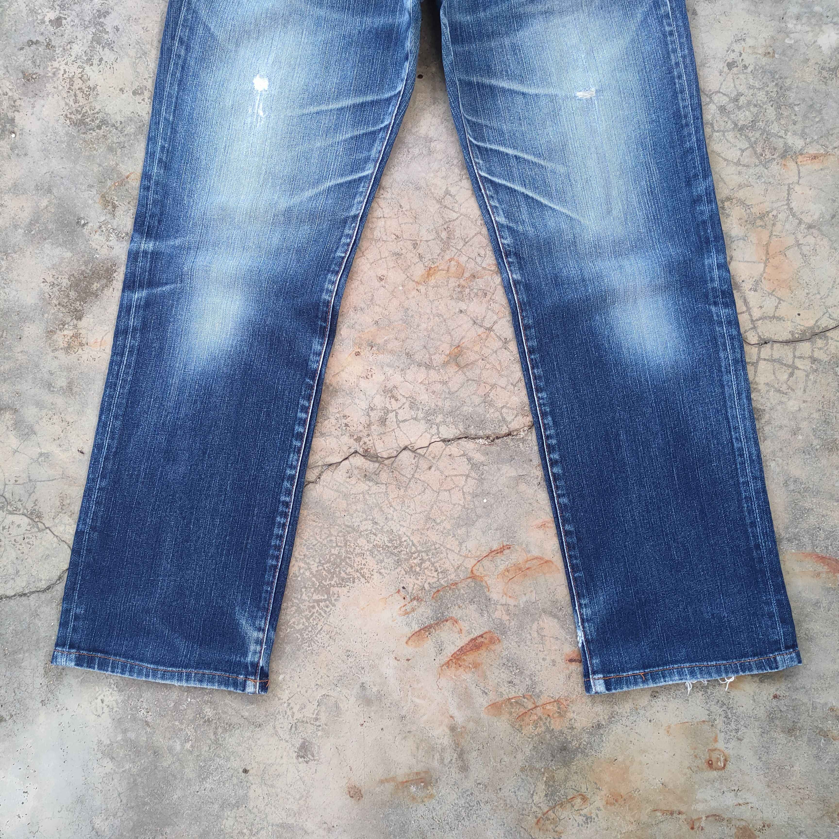 Japanese Brand W34 VINTAGE JAPANESE DISTRESSED RIPPED JEANS DENIM PANTS Size US 34 / EU 50 - 4 Thumbnail