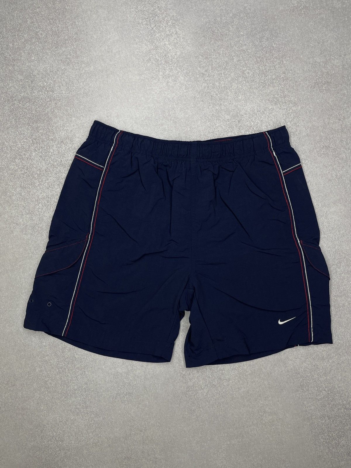 Nike Vintage Nike Nylon Cargo Shorts Navy Drill ACG TECH Size L Size US 34 / EU 50 - 2 Thumbnail