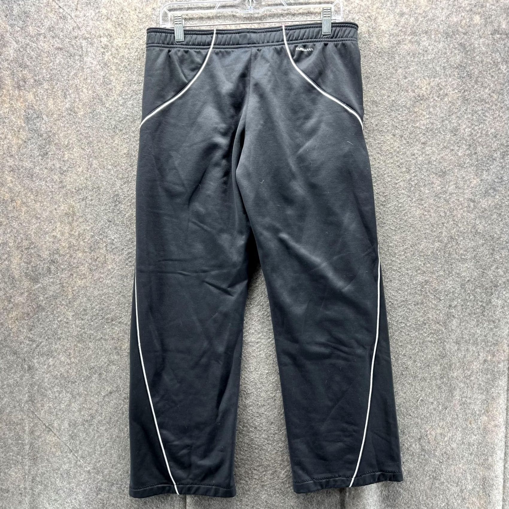 Adidas Adidas Sweatpants Women Medium Black Athletic Straight Size 32" / US 10 / IT 46 - 7 Thumbnail