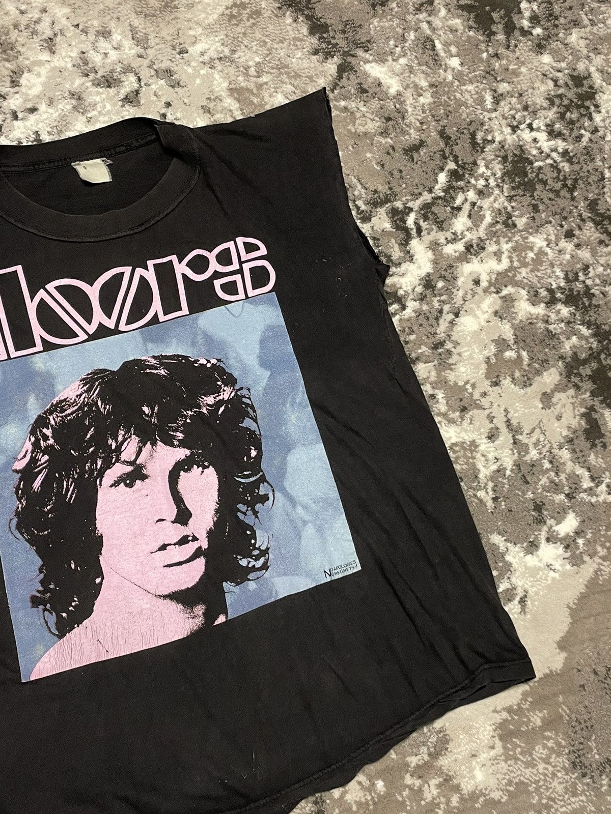 Band Tees × Vintage Rare Vintage 90s The Doors Jim Morrison Sleeveless T-shirt Size US L / EU 52-54 / 3 - 4 Thumbnail