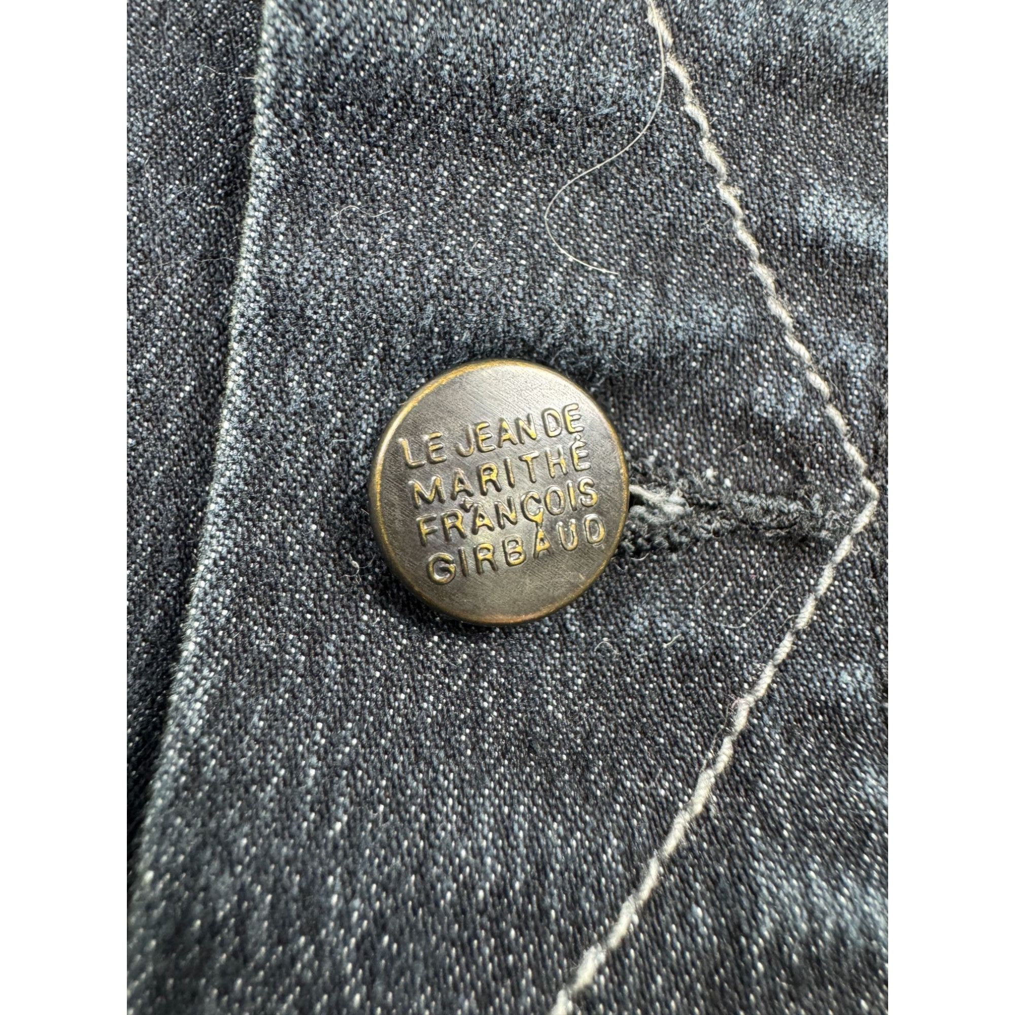 Marithe + Francois Girbaud Vintage Marithe Francois Girbaud Denim Trucker Jacket Size L / US 10 / IT 46 - 5 Thumbnail