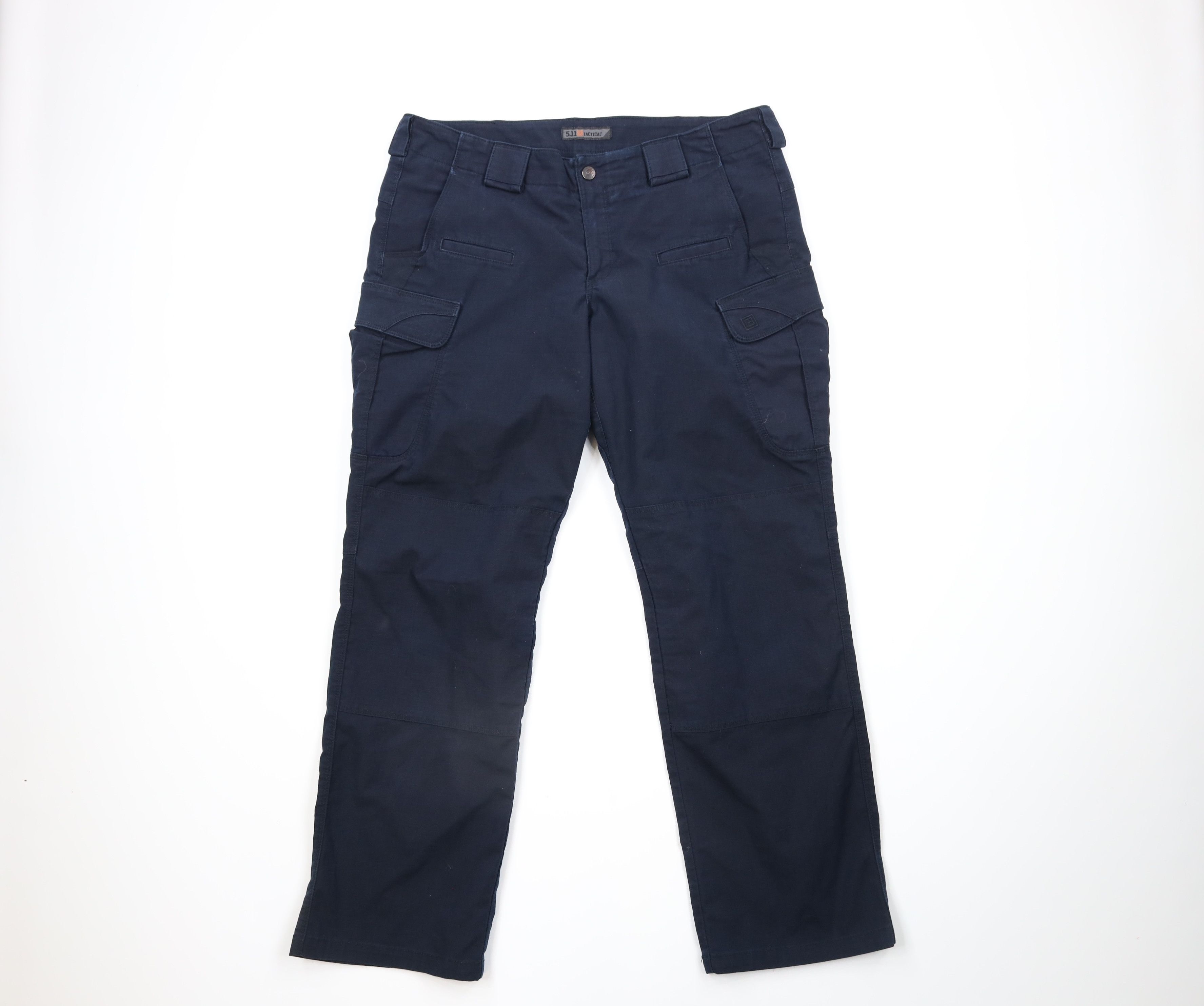 Vintage 5.11 Tactical Series Uniform Wide Leg Cargo Pants Blue Size 38" / US 16 / IT 52 - 1 Thumbnail