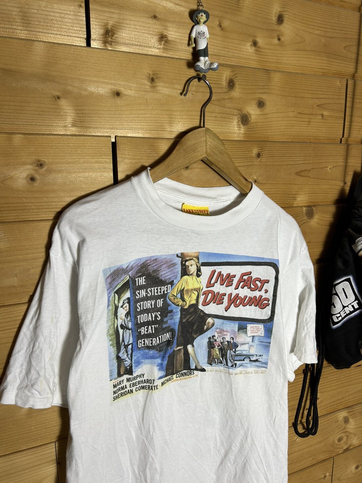 Rare Vintage Live fast die young promo movie single stitch