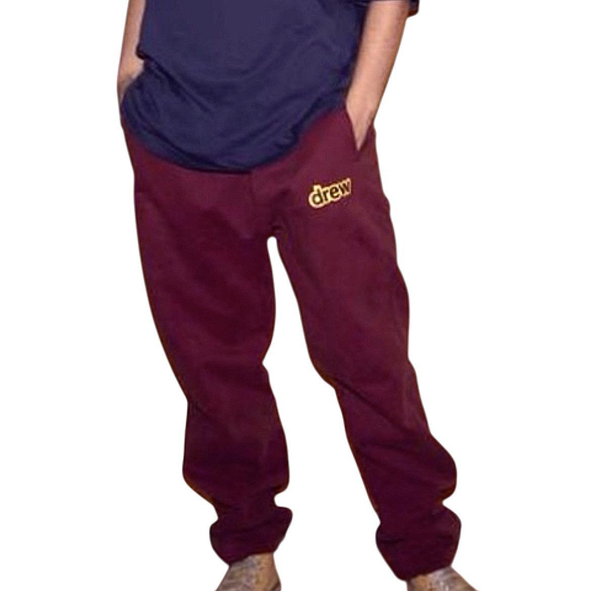 Drew House Nwt Size XL Drew House Secret Burgundy Sweatpants Size US 30 / EU 46 - 14 Thumbnail