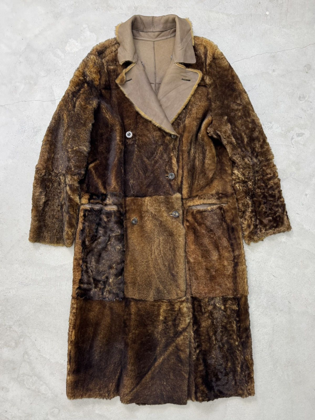 Giorgio Armani Giorgio Armani Reversible Lamb Long Coat Size US L / EU 52-54 / 3 - 2 Thumbnail