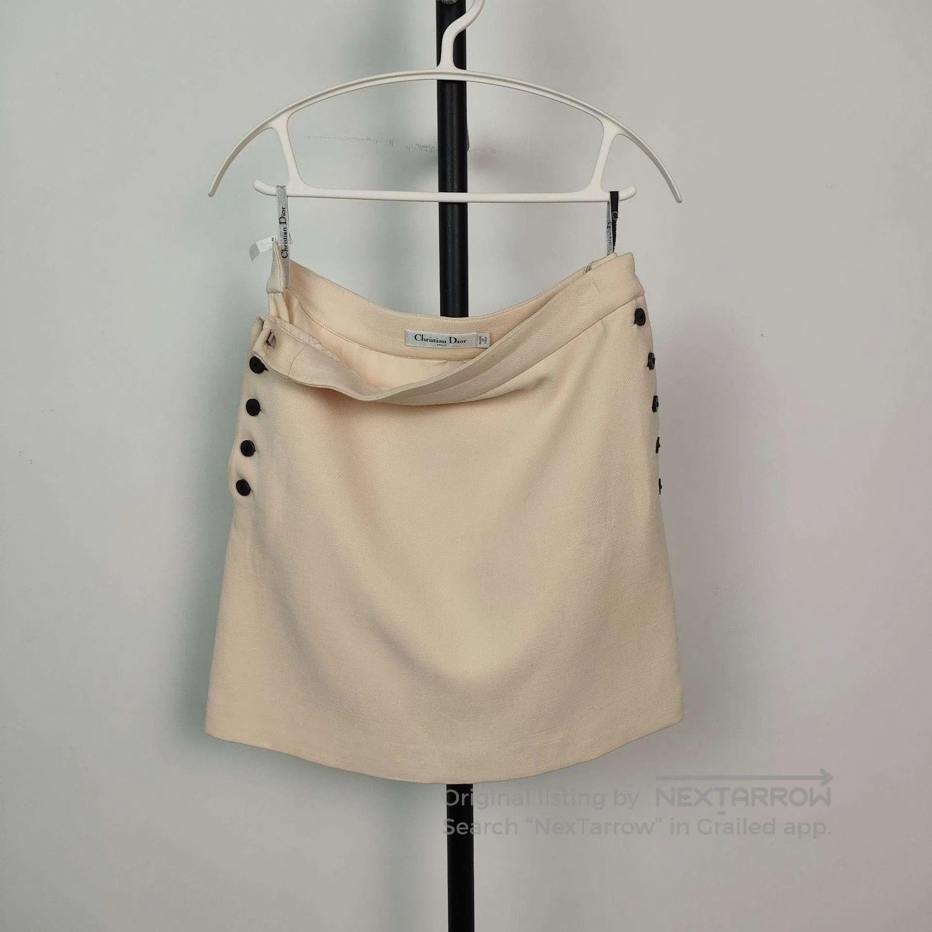 Dior Dior Cotton Double-Breasted Short Skirt. Size 37" - 1 Thumbnail
