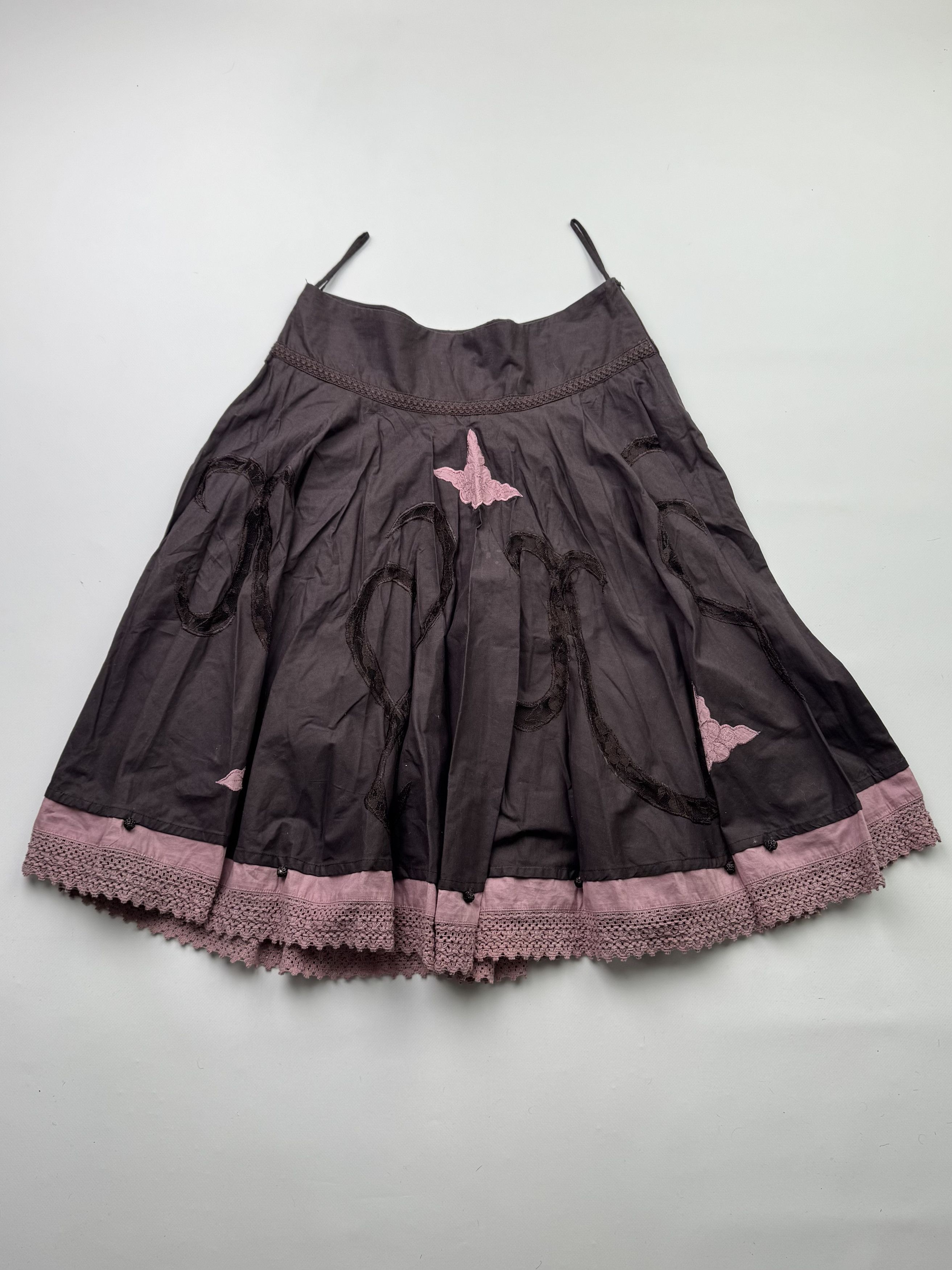 Vintage Vintage Super Flare Skirt B491(V214)E2 Size 27" / US 4 / IT 40 - 1 Thumbnail