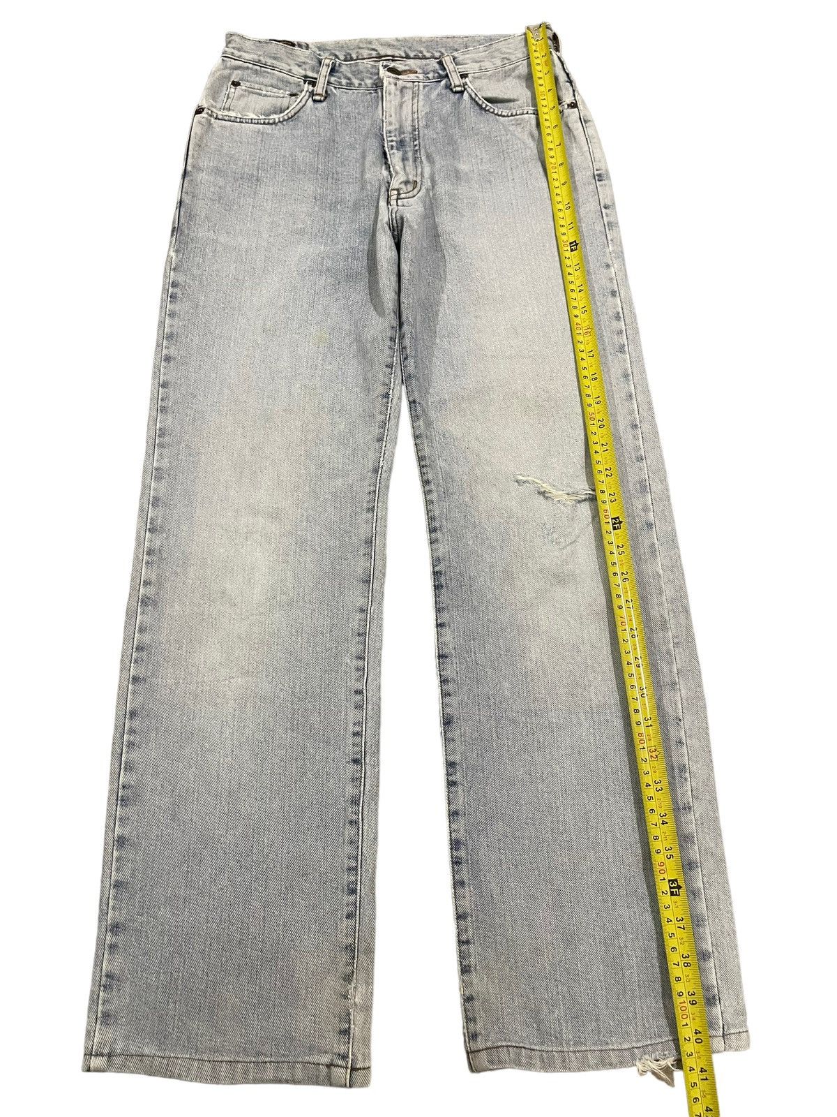 Edwin Vintage Edwin Classic Blue Wash Distress Baggy Jeans Size US 29 - 9 Thumbnail