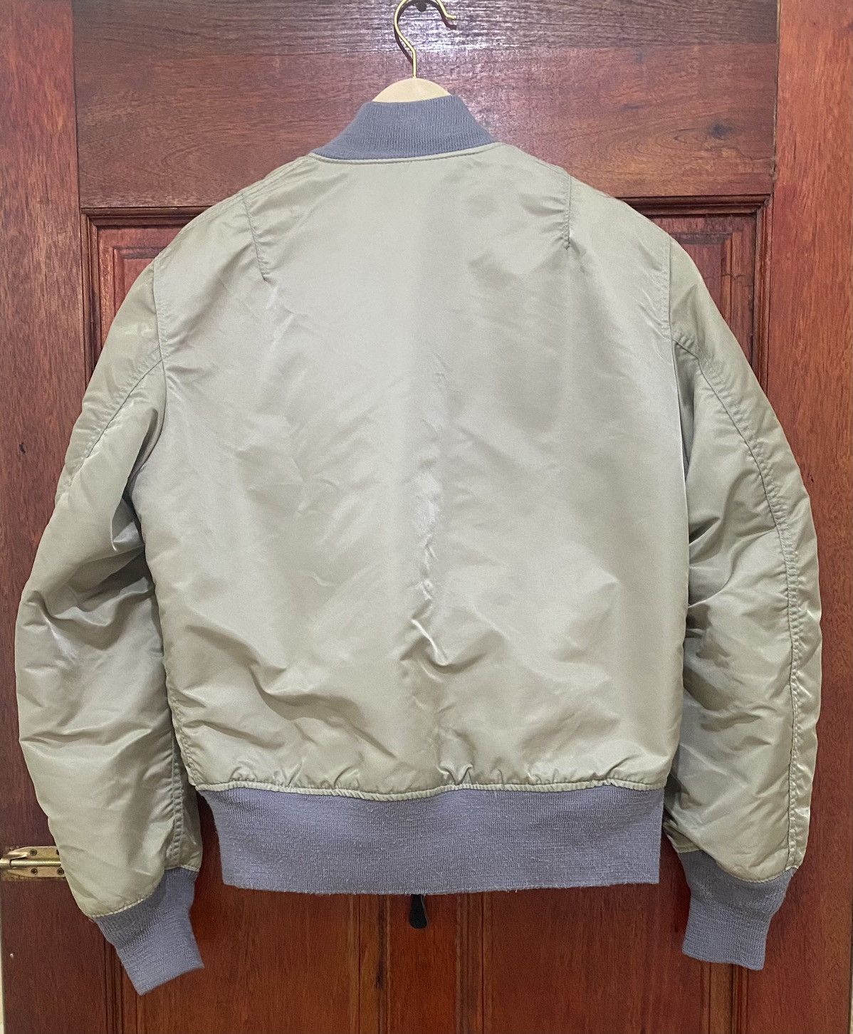 Alpha Industries × Pherrow's Vtg 80s Corinth Special Issue USAF MA-1 Bomber Jacket Size US S / EU 44-46 / 1 - 2 Thumbnail
