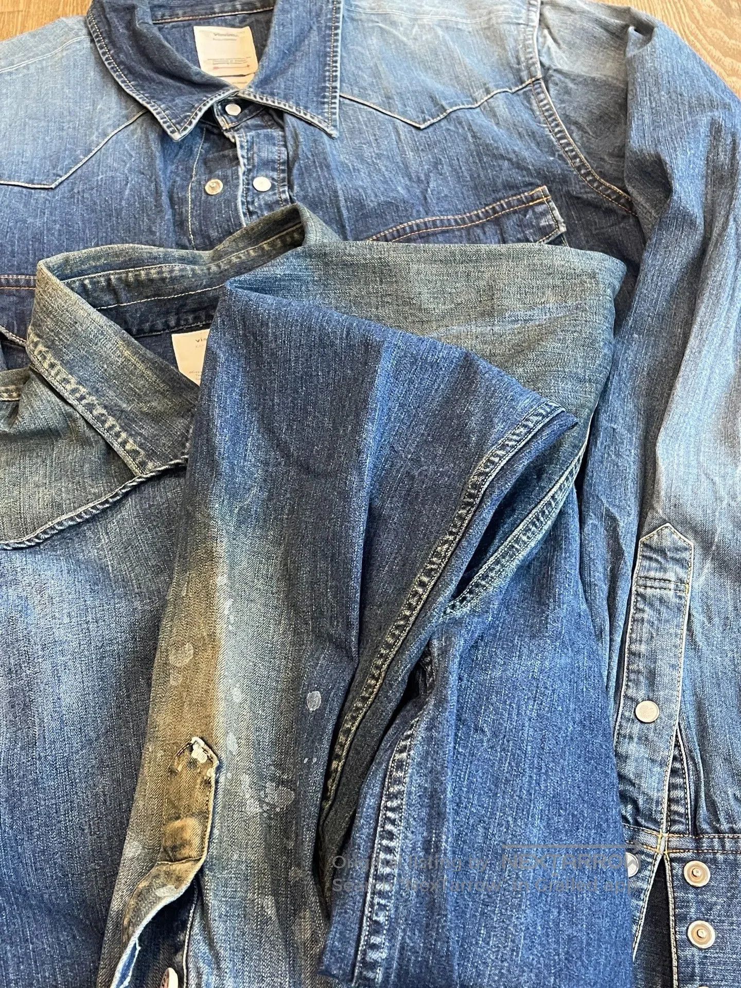 Visvim Visvim 19AW Bandito Dry Denim Shirt. Size US M / EU 48-50 / 2 - 8 Thumbnail