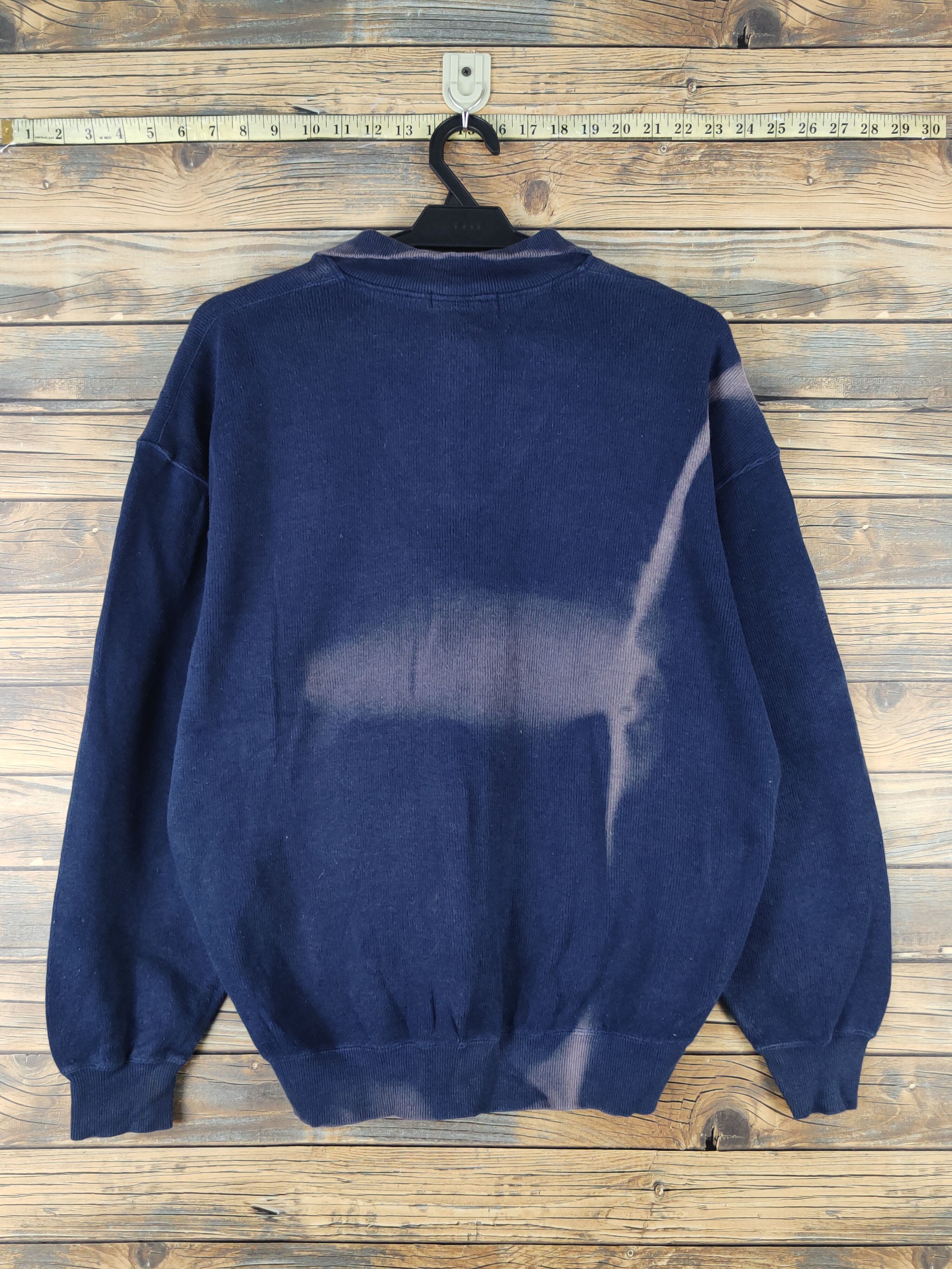 Yamaha Yamaha vintage Navy faded Knitwear Sweatshirts #W1374 Size US M / EU 48-50 / 2 - 8 Thumbnail