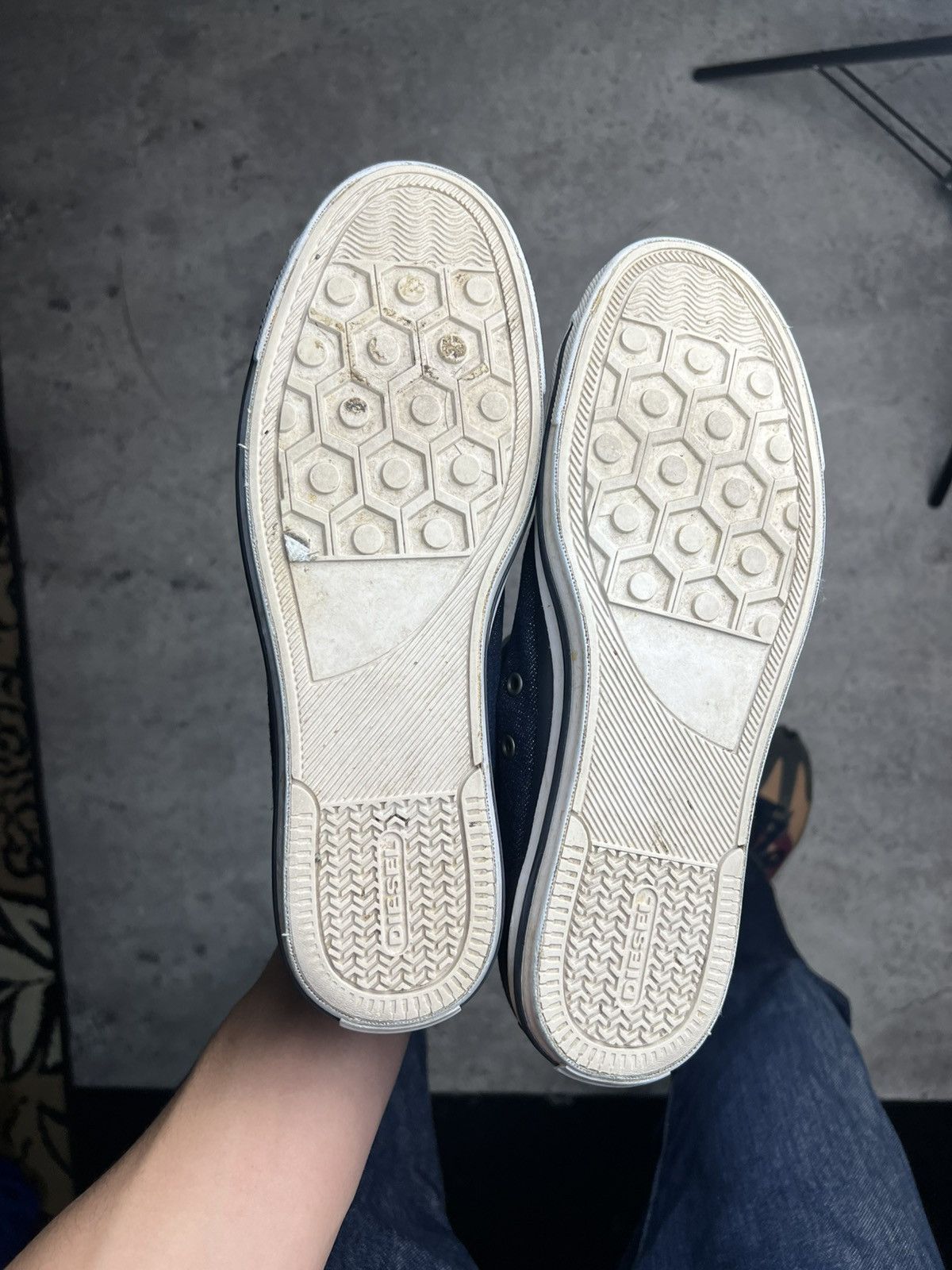 Diesel Vintage Diesel Denim Low Top Sneakers Size US 10 / EU 43 - 9 Thumbnail