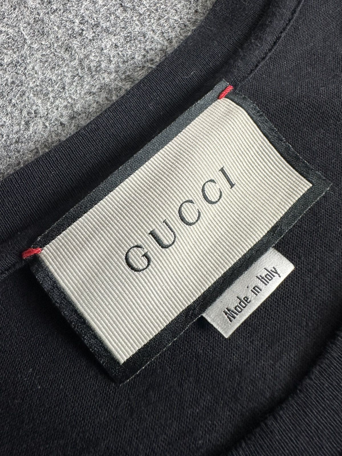 Gucci Gucci - Interlocking G Logo Short Sleeve T-Shirt Black Size US M / EU 48-50 / 2 - 5 Thumbnail