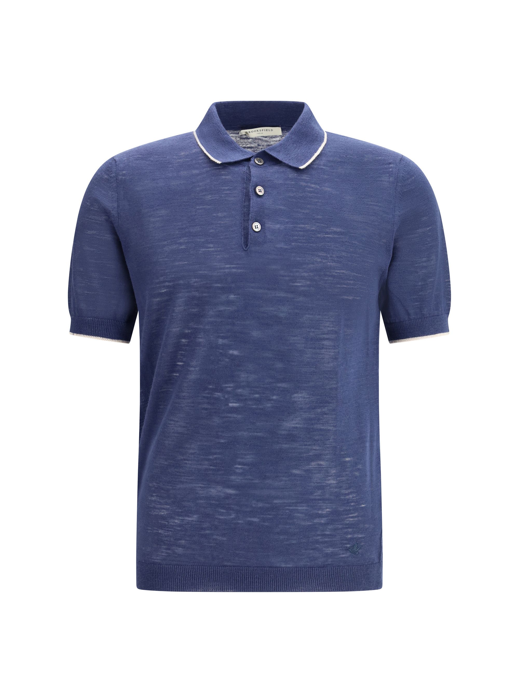 Brooksfield Linen blend Polo Shirt Size US XXL / EU 58 / 5 - 1 Thumbnail