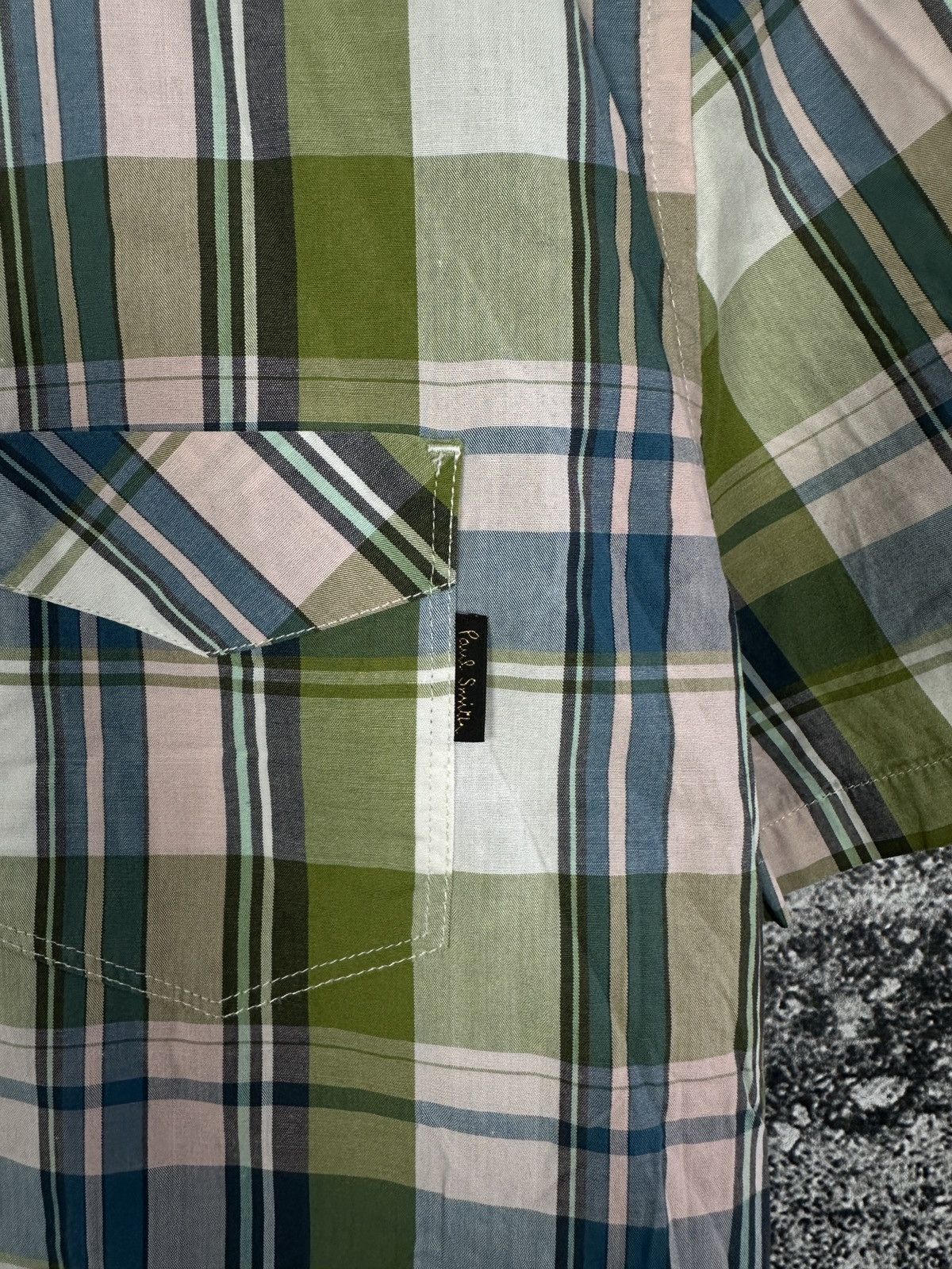Paul Smith Men’s Paul Smith Jeans Short Sleeve Shirt Button Up Size M Size US M / EU 48-50 / 2 - 6 Thumbnail