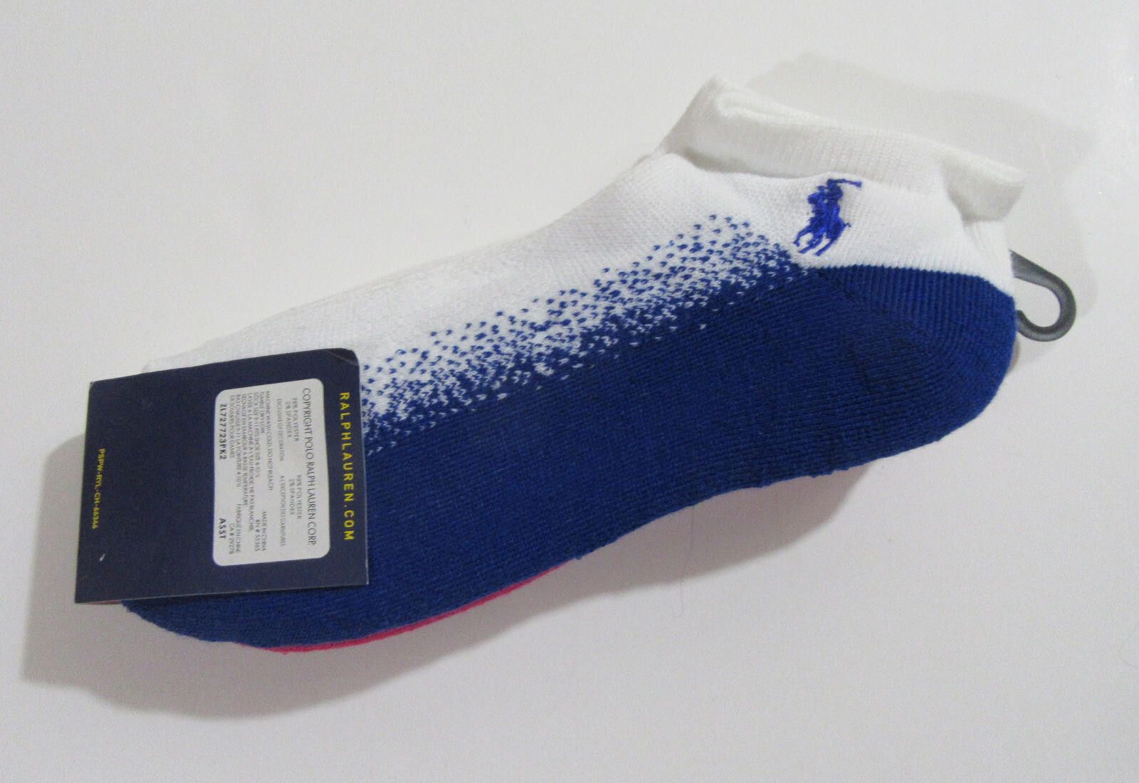 Polo Ralph Lauren Polo Ralph Lauren Womens Low Cut Socks White 3 pack NWT Size ONE SIZE - 3 Thumbnail