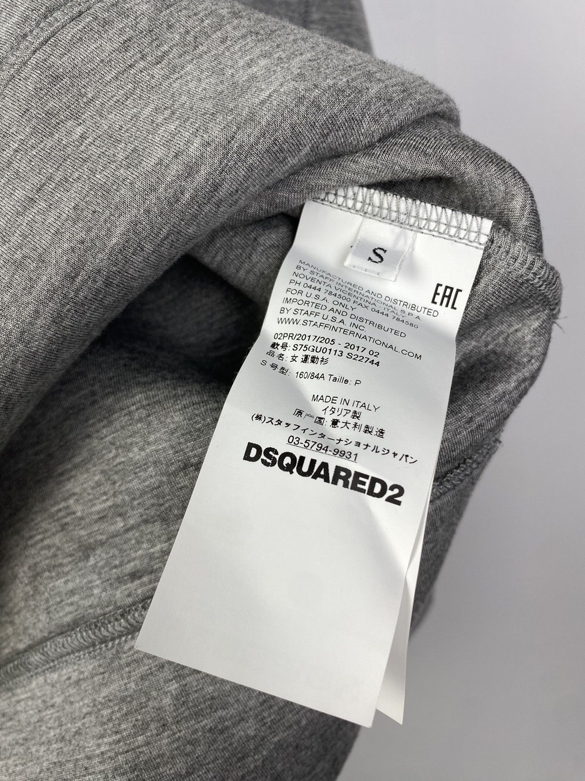 Dsquared2 Dsquared2 Big logo 24-7STAR Crop sweatshirt size S Size S / US 4 / IT 40 - 8 Thumbnail