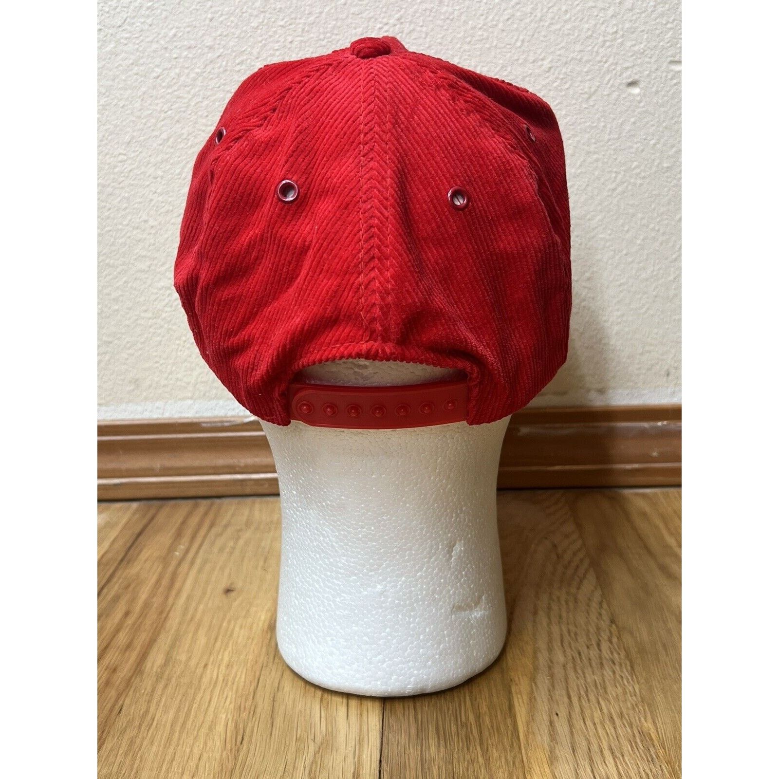 Avia Avia Corduroy Vintage Red Adjustable Snapback Hat Cap Size ONE SIZE - 2 Thumbnail